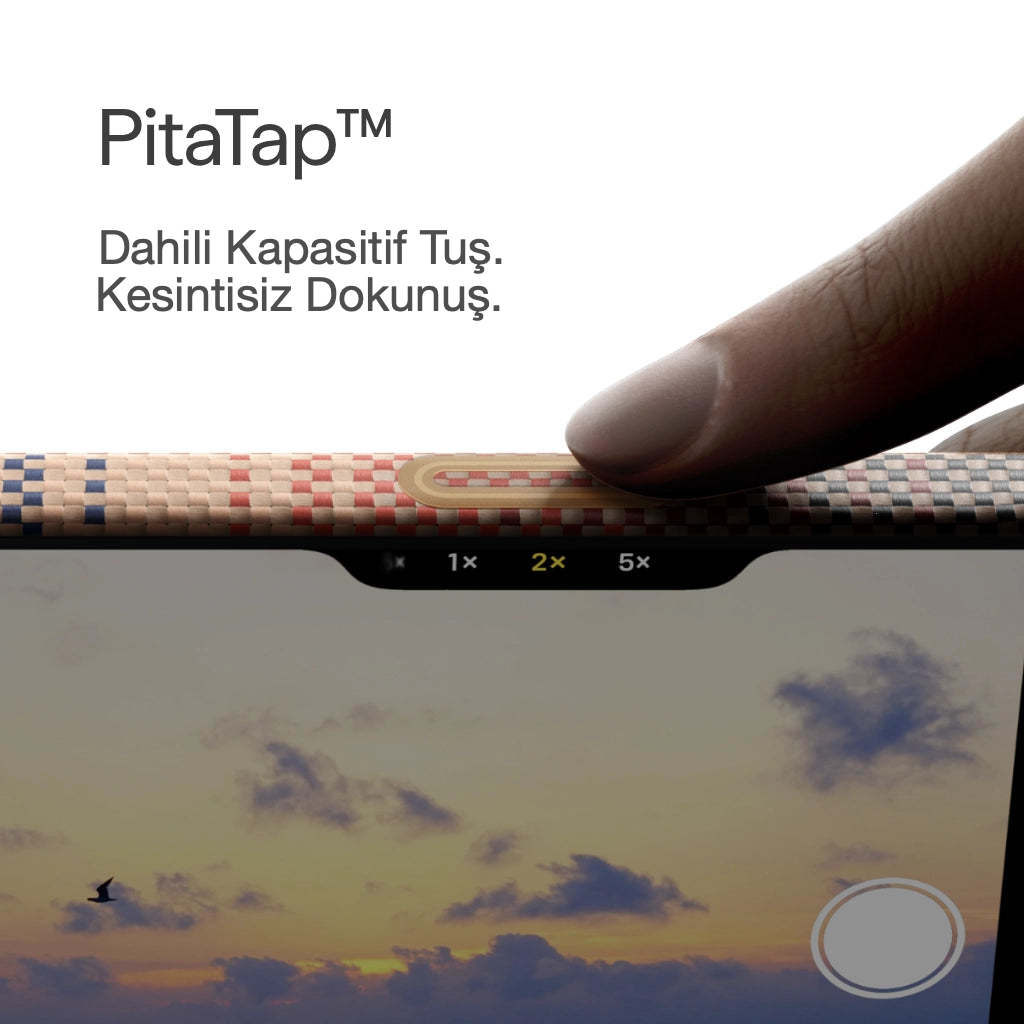 iPhone 17 Pro Karbon Kılıf MagSafe Uyumlu Aramid Fiber - Edge Sunset