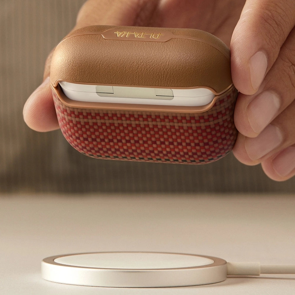 Aramid Fiber MagSafe Uyumlu AirPods Pro 3 Kılıf Lucid Blue