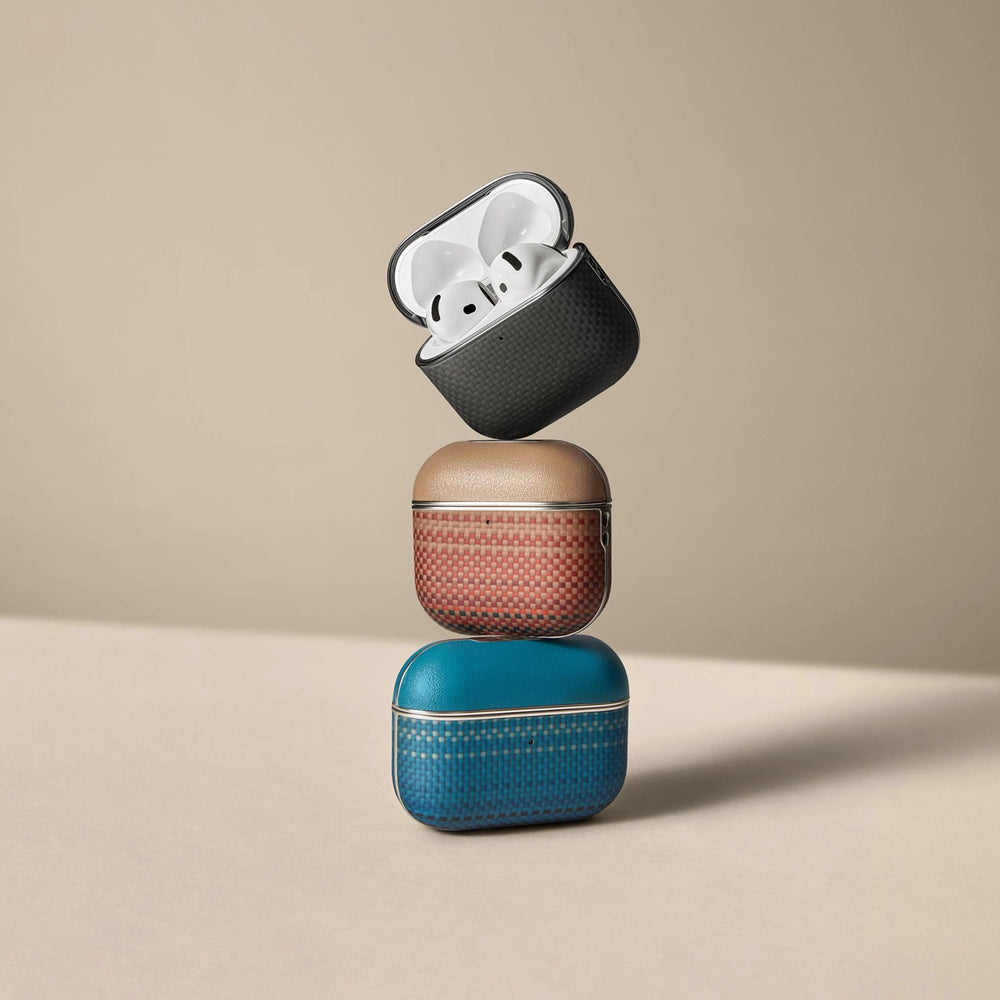 Aramid Fiber MagSafe Uyumlu AirPods Pro 3 Kılıf Lucid Blue