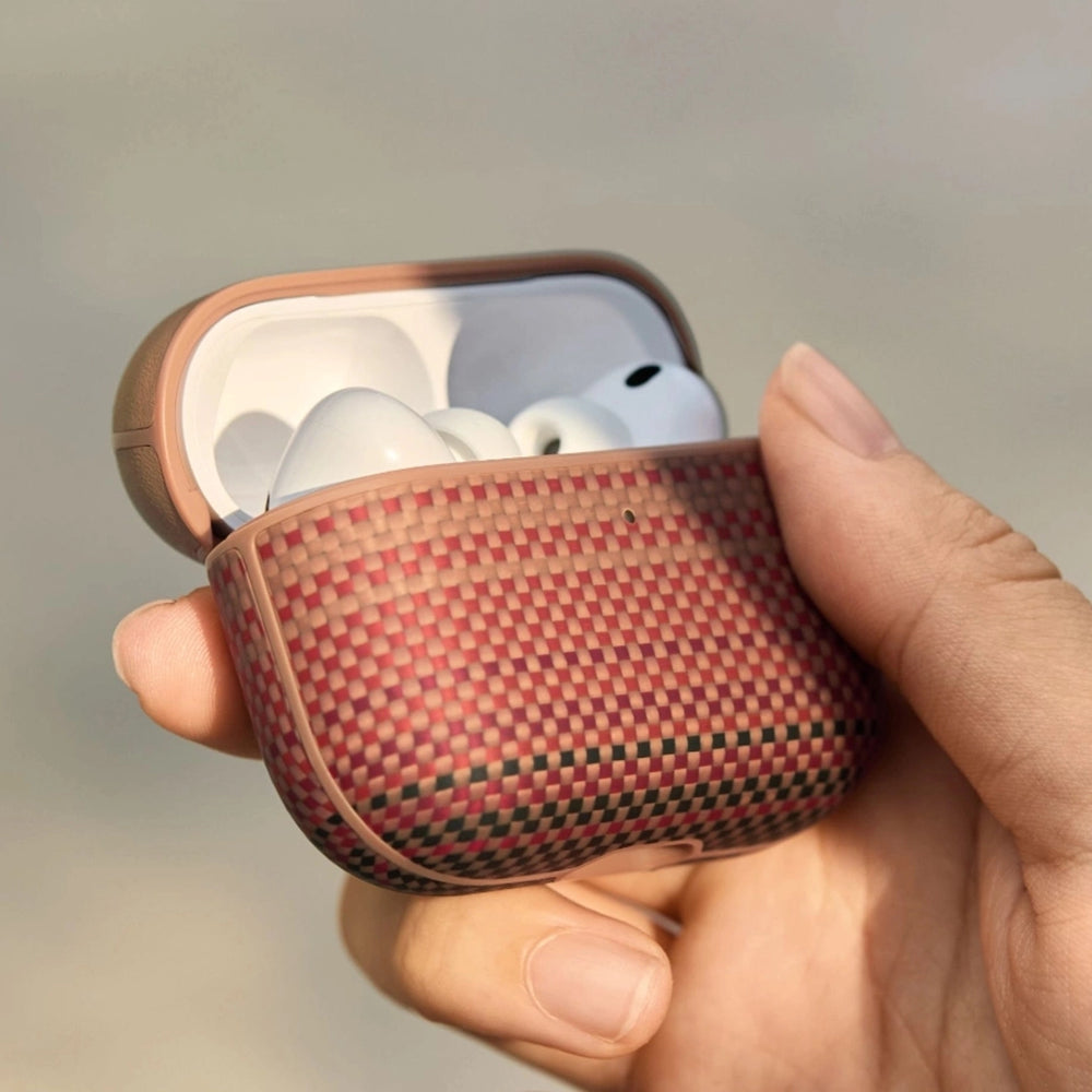 Aramid Fiber MagSafe Uyumlu AirPods Pro 3 Kılıf Lucid Blue