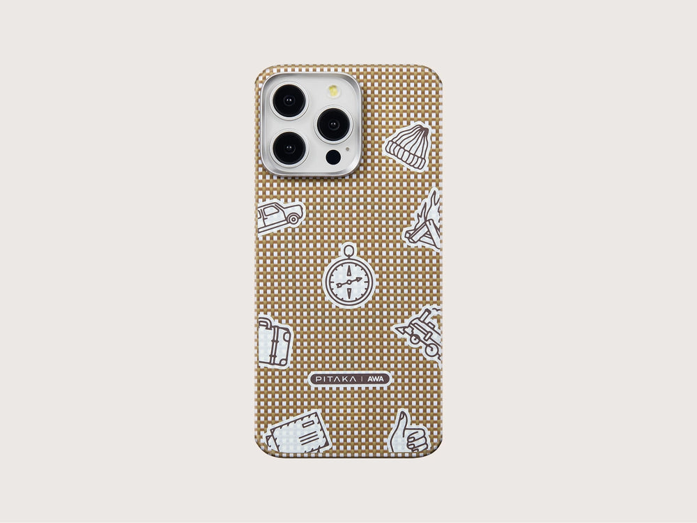 iPhone 15 Pro Max Karbon Kılıf MagSafe Uyumlu Aramid Fiber - Edge Bonfire
