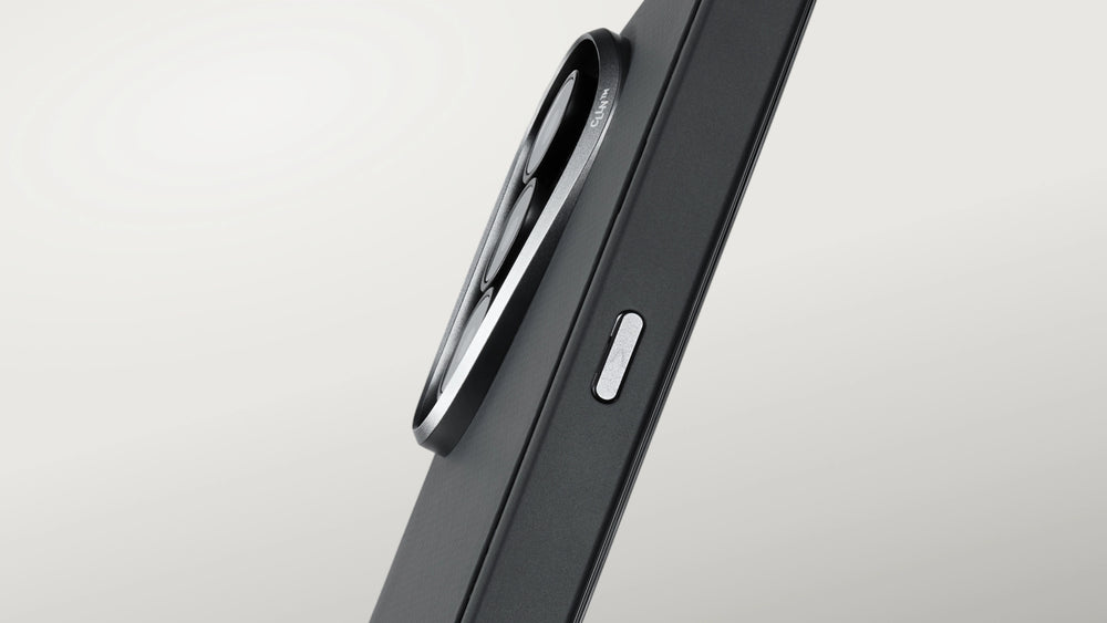 Galaxy Z Fold8 Ultra Karbon Kılıf MagSafe Uyumlu Aramid Fiber - Edge 600D Black Gray Menteşeli Arka Kılıf