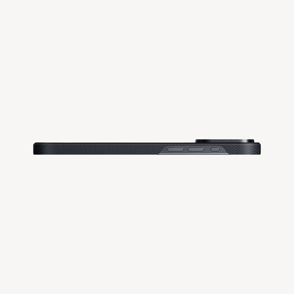 iPhone 15 Pro Karbon Kılıf MagSafe Uyumlu Aramid Fiber - Edge Break The Line