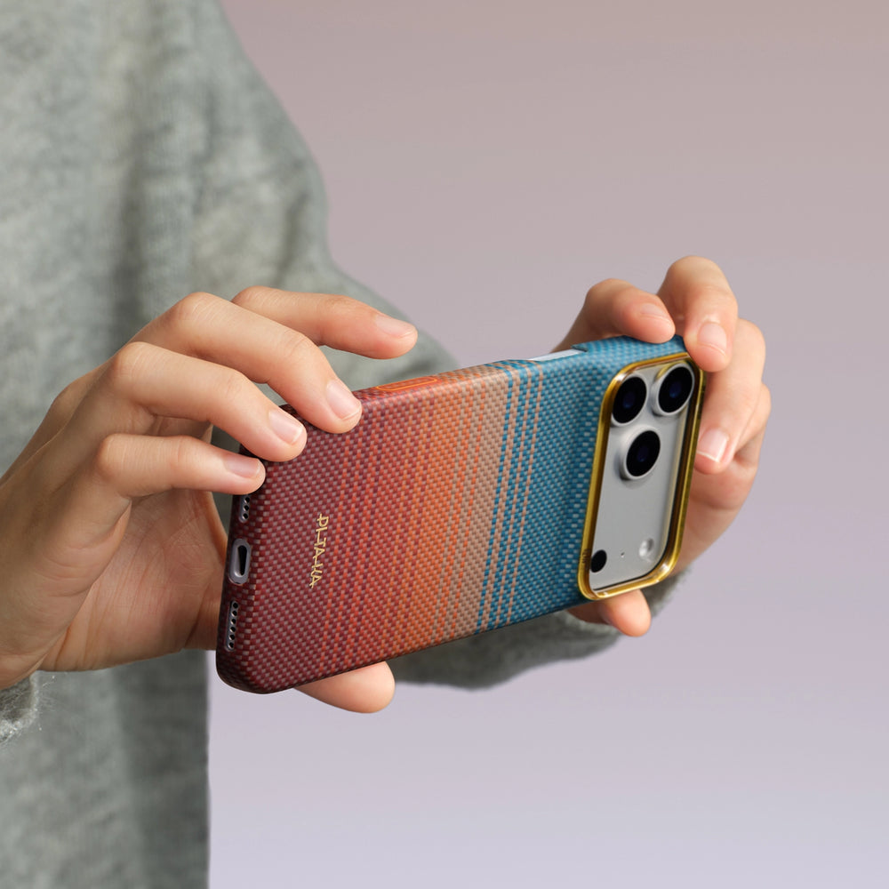 iPhone 18 Pro Karbon Kılıf MagSafe Uyumlu Aramid Fiber - Edge California Dream-01