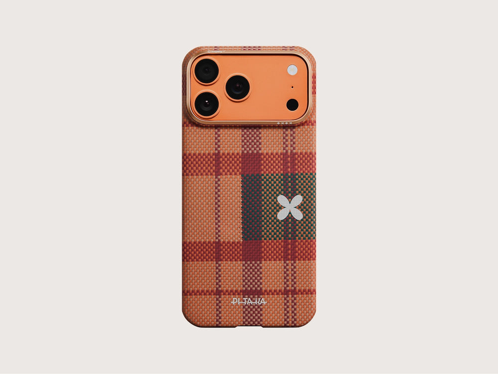 iPhone 17 Pro Max Karbon Kılıf MagSafe Uyumlu Aramid Fiber - Edge Cloud Dusk