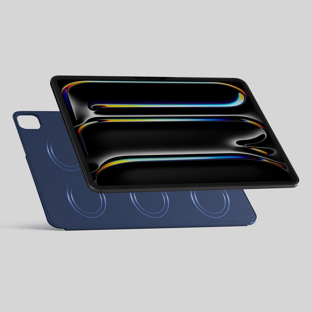 iPad Air 11 M4 / M3 / M2 Kılıf Folio 3 Siyah, Kalem Bölmeli Standlı