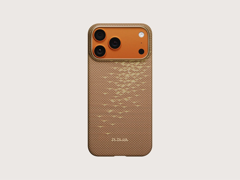 iPhone Air Karbon Kılıf MagSafe Uyumlu Aramid Fiber - Edge Lucid Blue