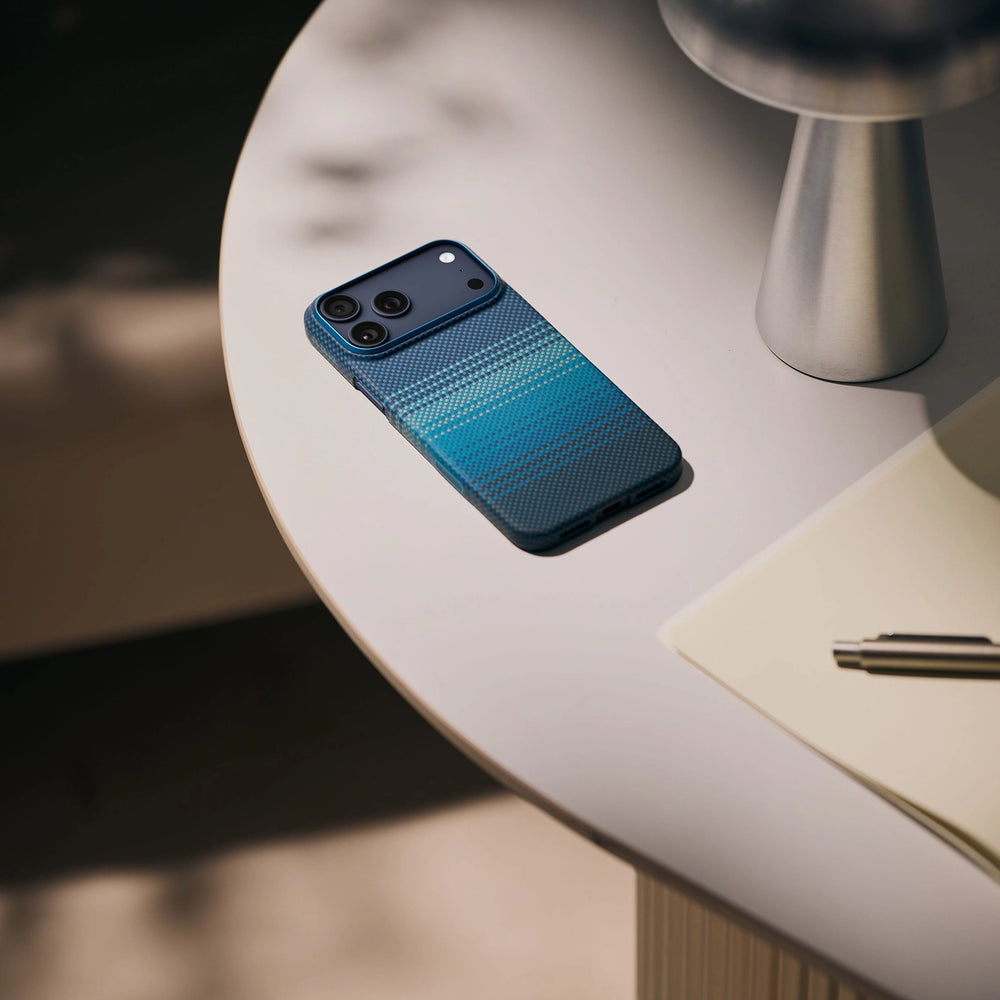 iPhone Air Karbon Kılıf MagSafe Uyumlu Aramid Fiber - Edge Sunset
