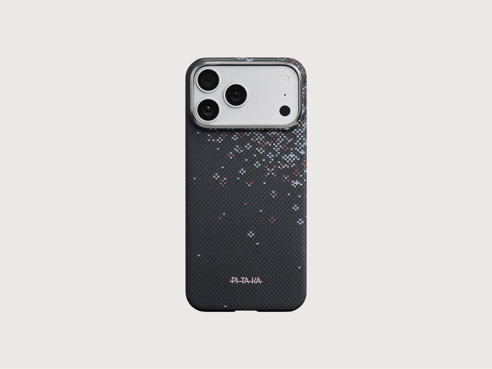 iPhone 17 Pro Max Karbon Kılıf MagSafe Uyumlu Aramid Fiber - Edge Midnight Black