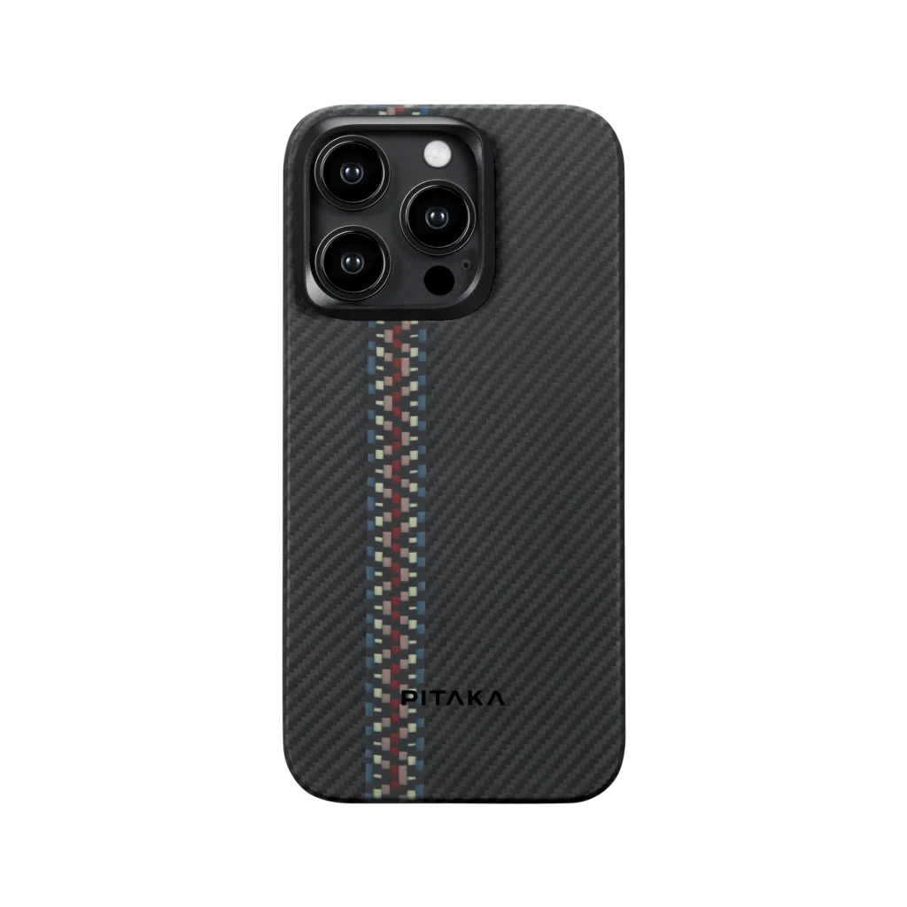 iPhone 15 Pro Max Karbon Kılıf MagSafe Uyumlu Aramid Fiber - Edge Rhapsody