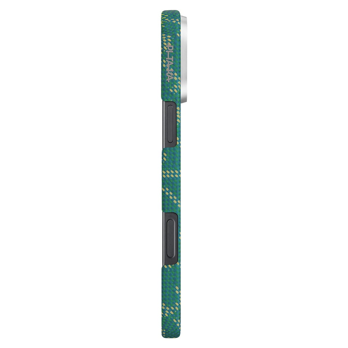 Pitaka Monogram iPhone 16 Pro Max MagSafe Uyumlu Aramid Fiber Kılıf Yeşil