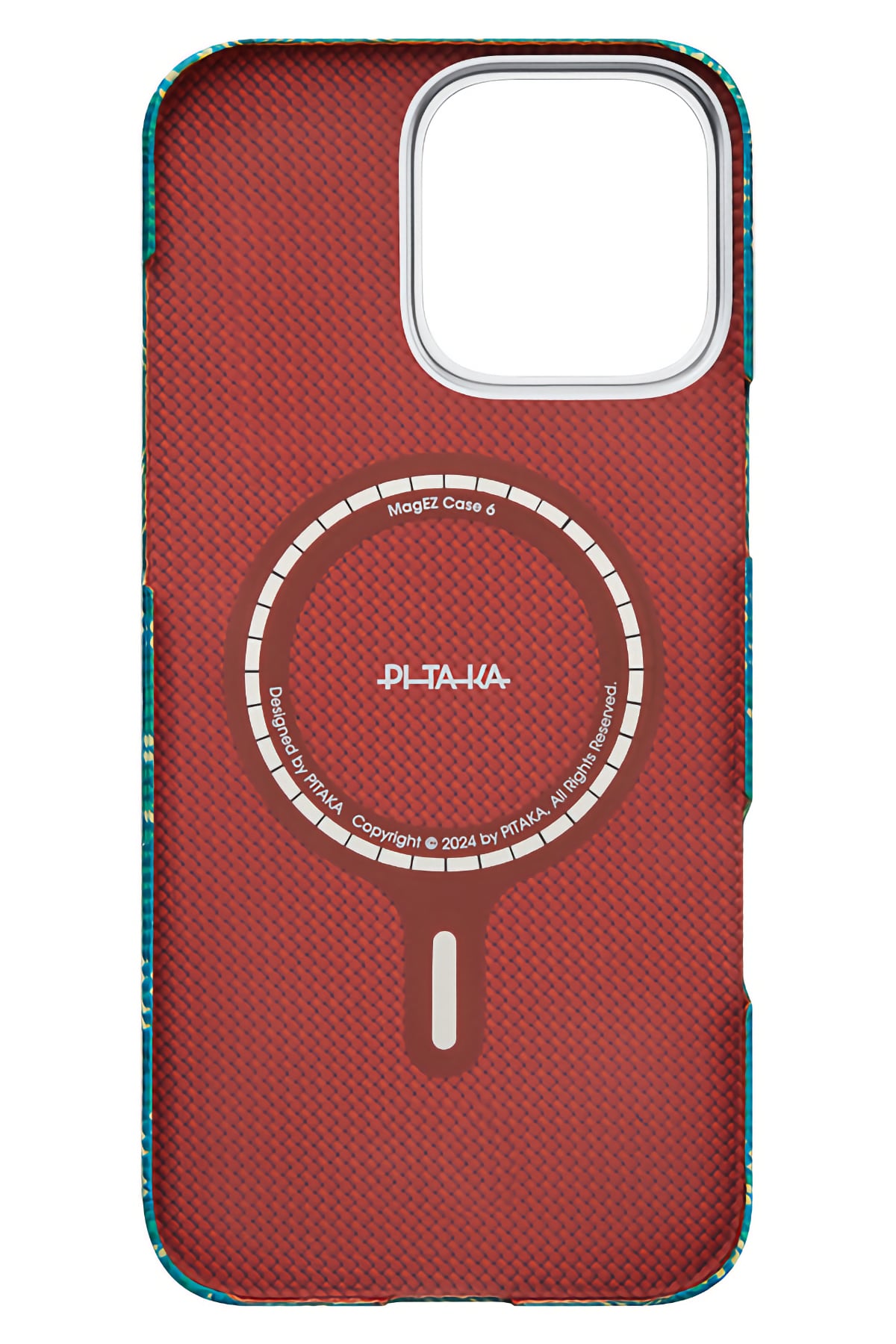 Pitaka Monogram iPhone 16 Pro Max MagSafe Uyumlu Aramid Fiber Kılıf Yeşil