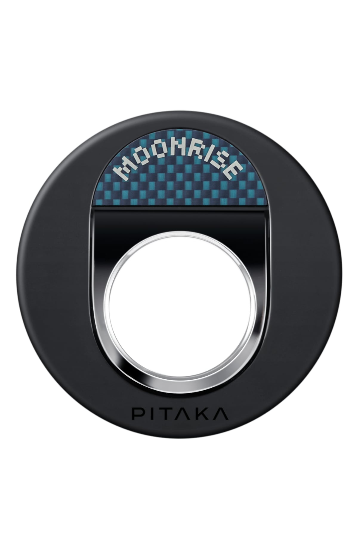 Pitaka Aramid Fiber MagEZ Grip 3 Magsafe Magnetik Ring Stand Telefon Tutucu Moonrise