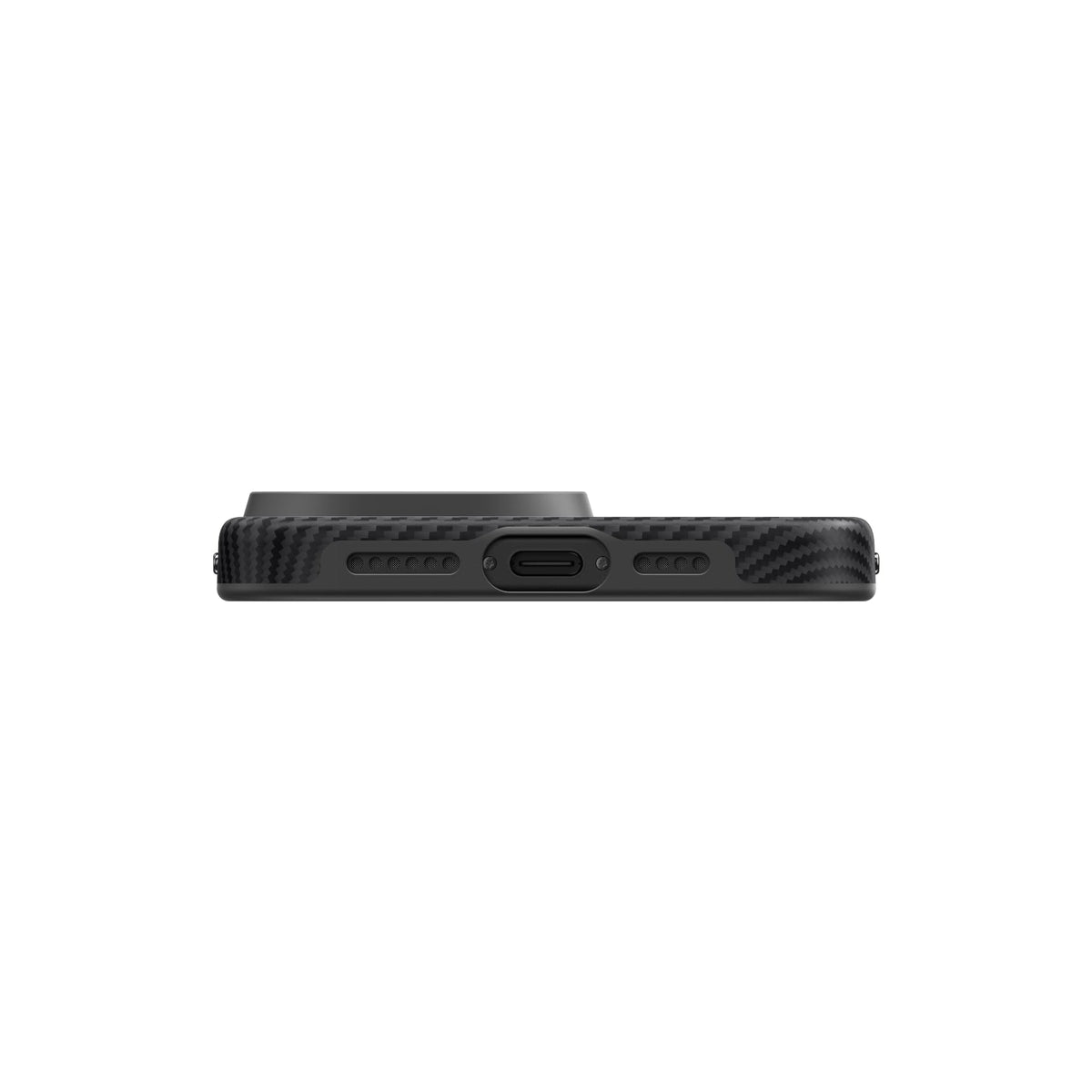 Pitaka iPhone 16 Pro Karbon Kılıf MagSafe Uyumlu Aramid Fiber - Summa 600D Black Gray