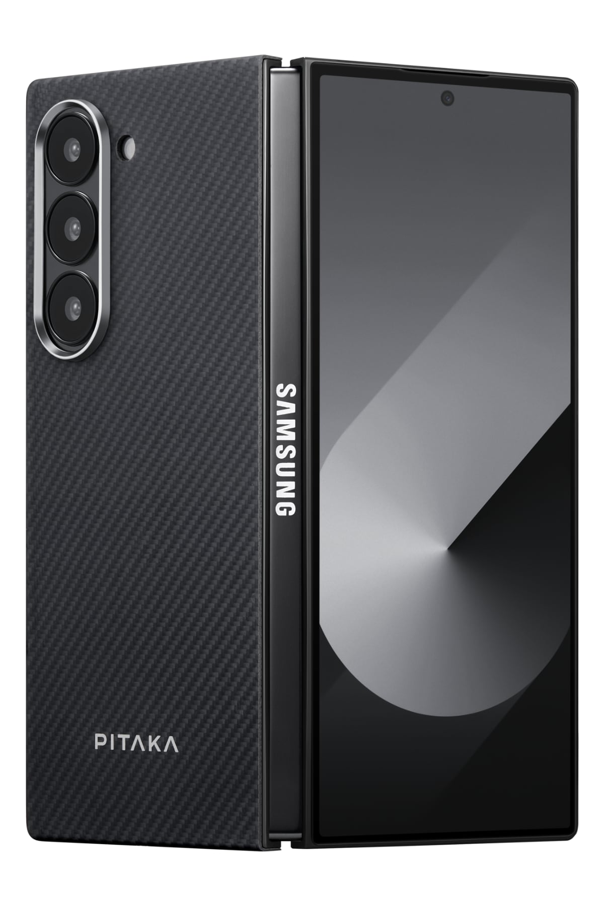 Pitaka Classic Ultra Slim Galaxy Z Fold 6 MagSafe Uyumlu Aramid Fiber Kılıf Siyah