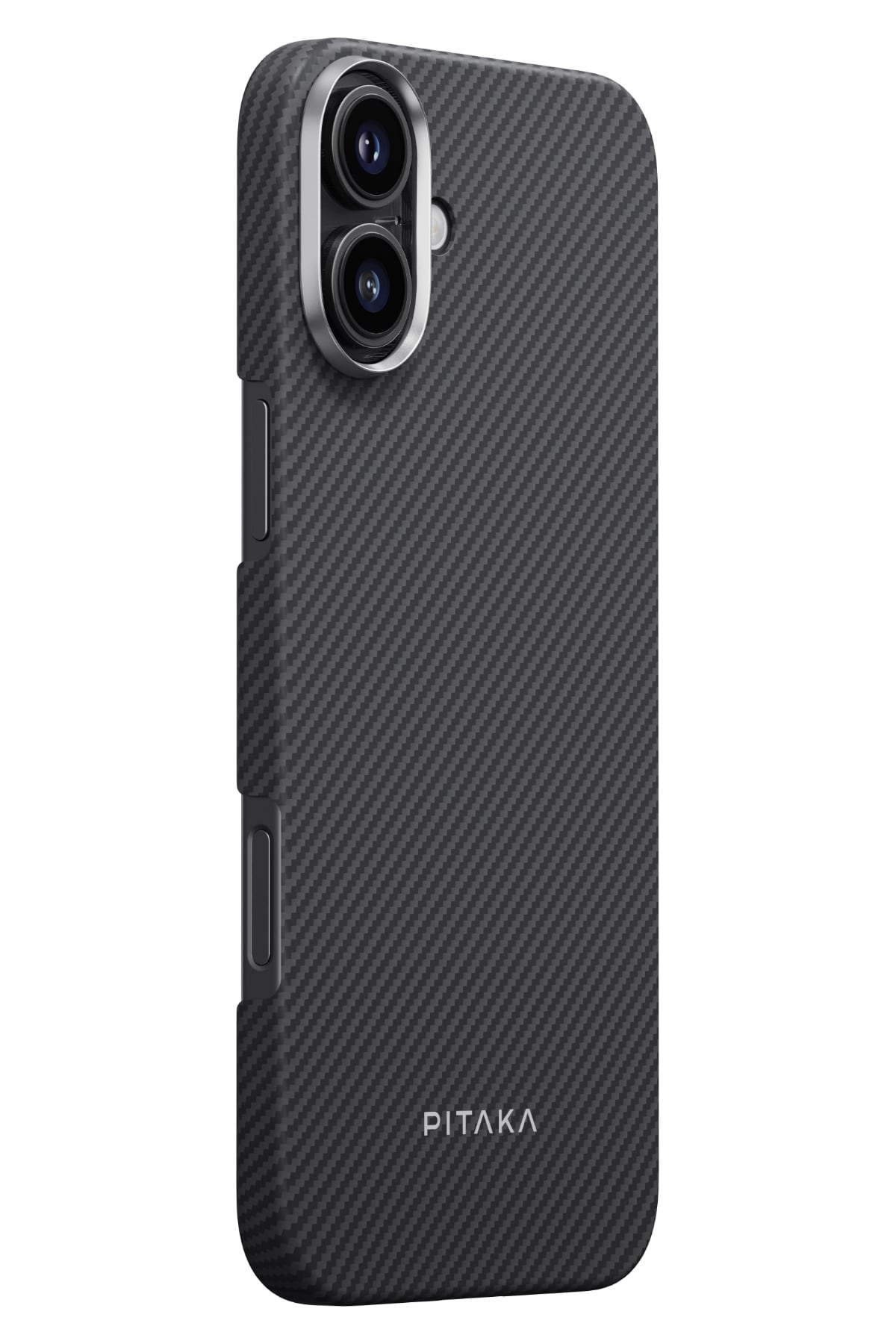 Pitaka Classic Ultra Slim iPhone 16 MagSafe Uyumlu Aramid Fiber Kılıf Siyah