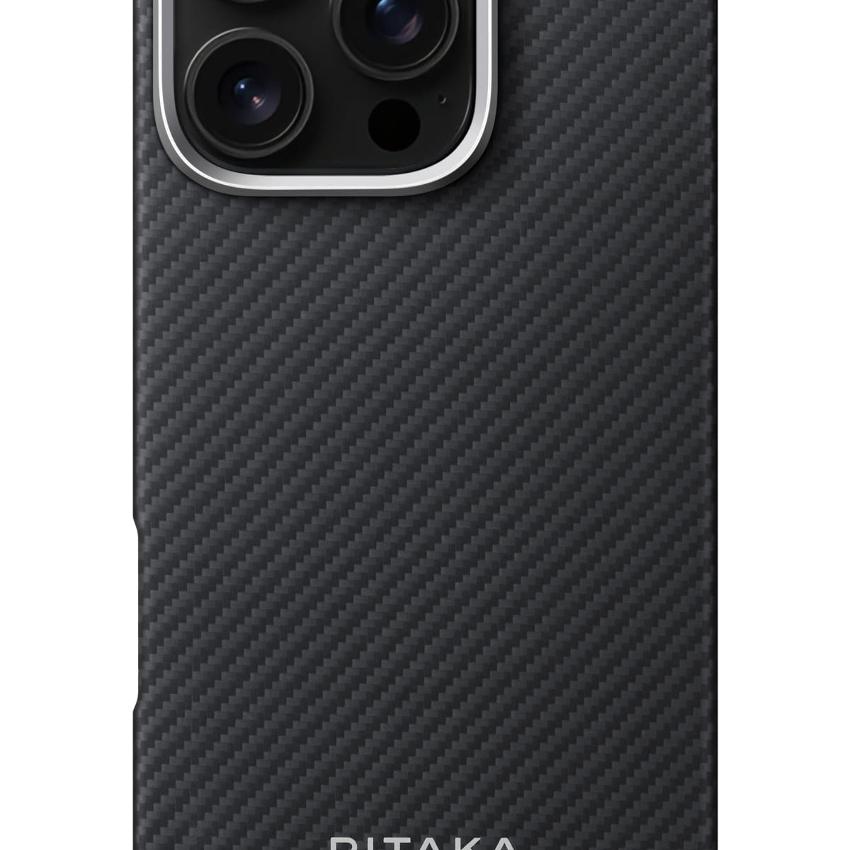 PITAKA iPhone 16 Pro MagSafe Uyumlu Klasik Aramid Fiber Karbon Kılıf
