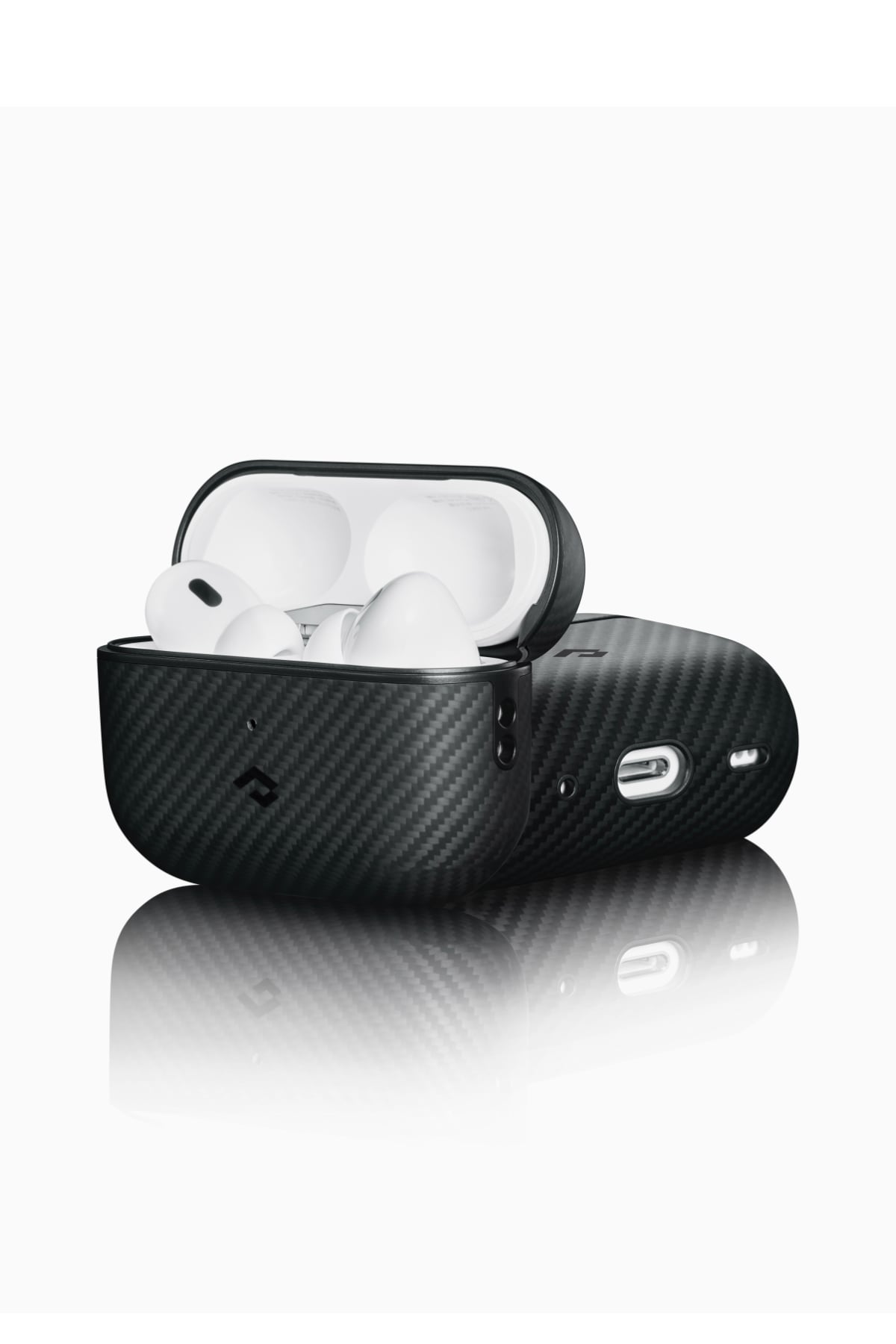 Pitaka MagEZ Magsafe Uyumlu Airpods Pro 2 Kılıf Siyah Gri