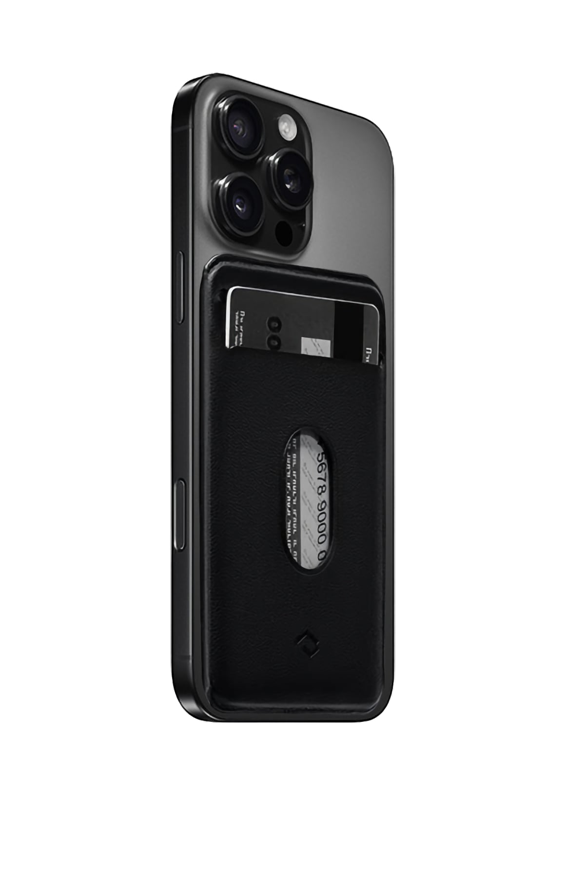 Pitaka MagEZ Magsafe Uyumlu PU Deri Manyetik Kartlık