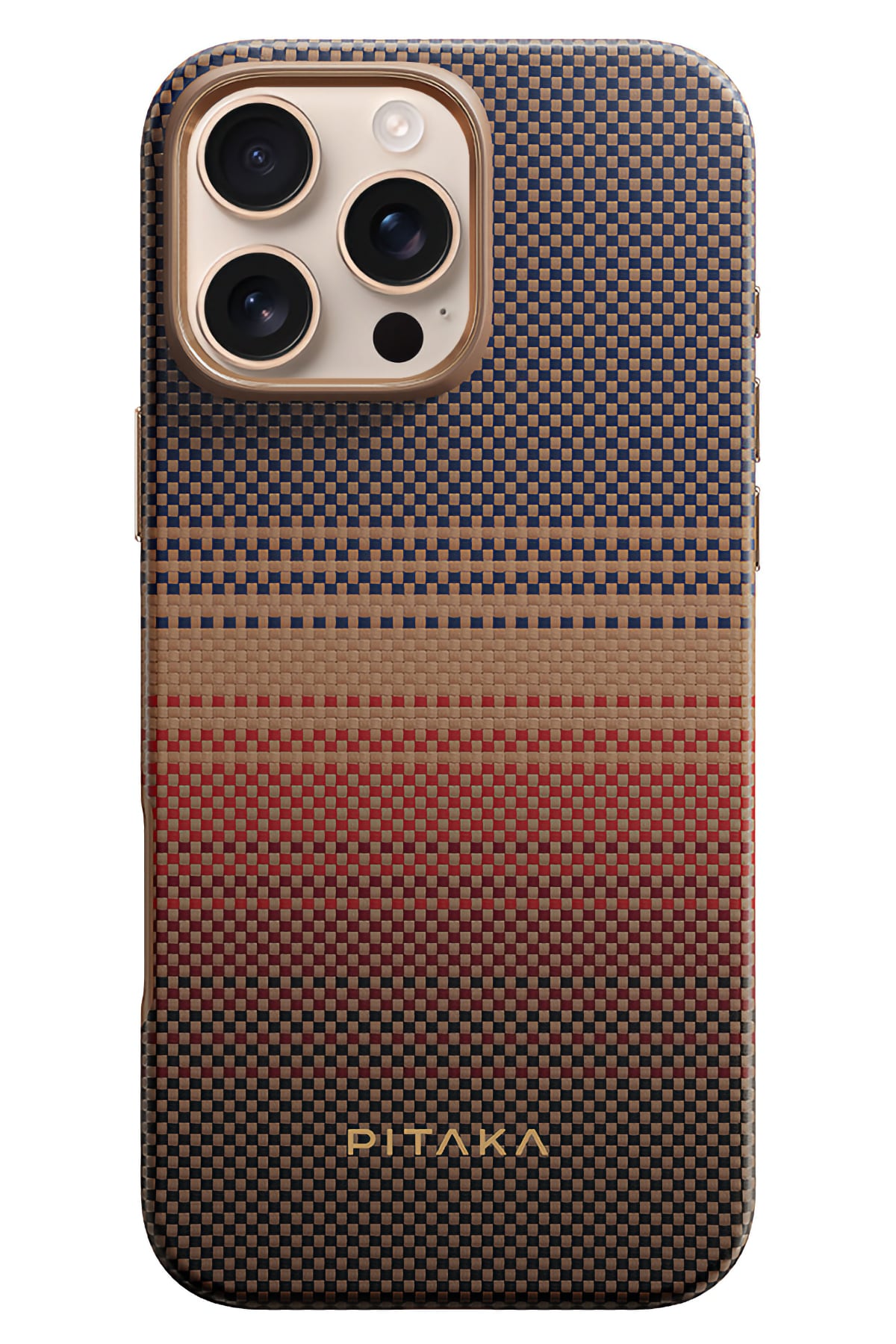 Pitaka Military-Grade iPhone 16 Pro MagSafe Uyumlu Aramid Fiber Kılıf Sunset