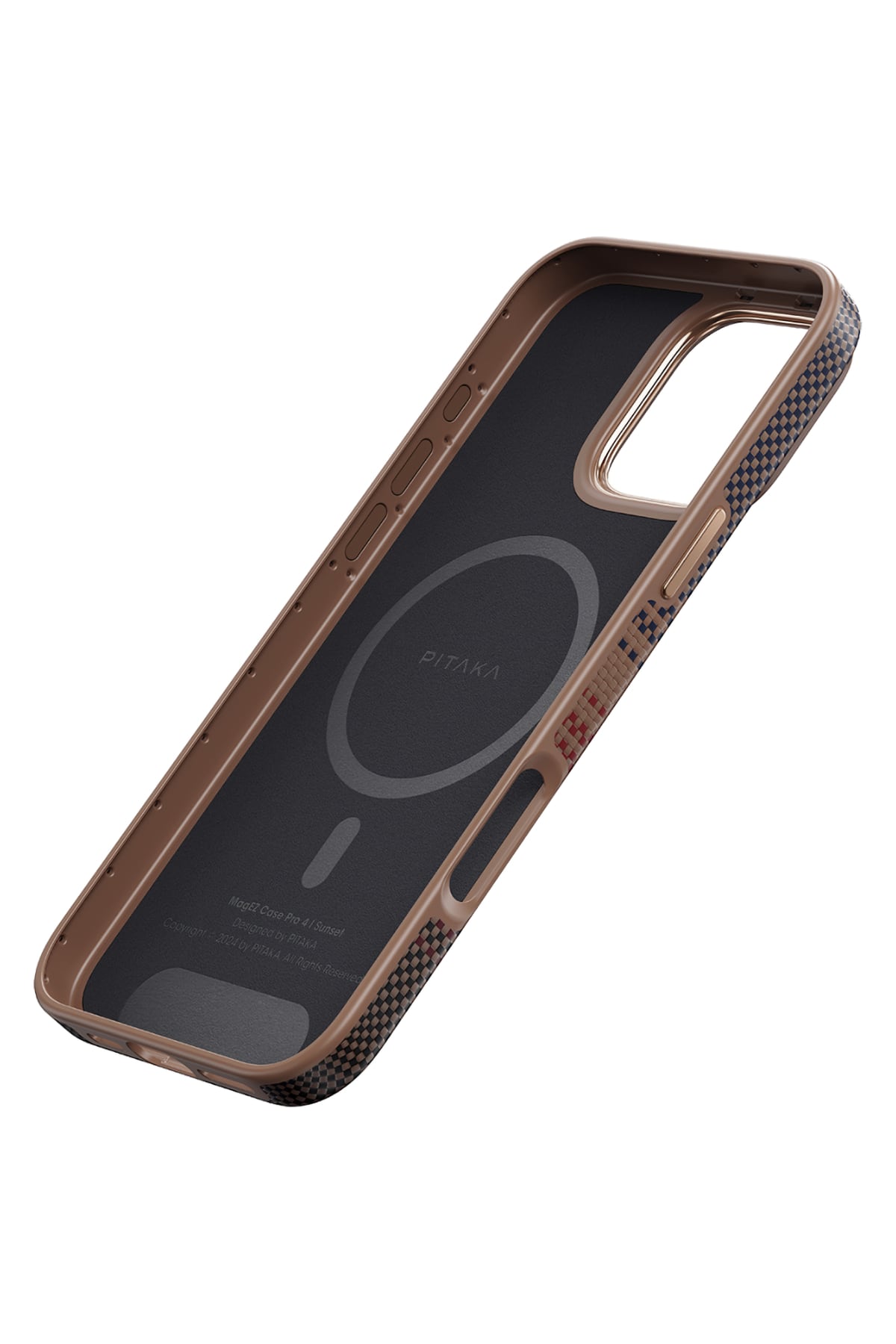 Pitaka Military-Grade iPhone 16 Pro Max MagSafe Uyumlu Aramid Fiber Kılıf Sunset