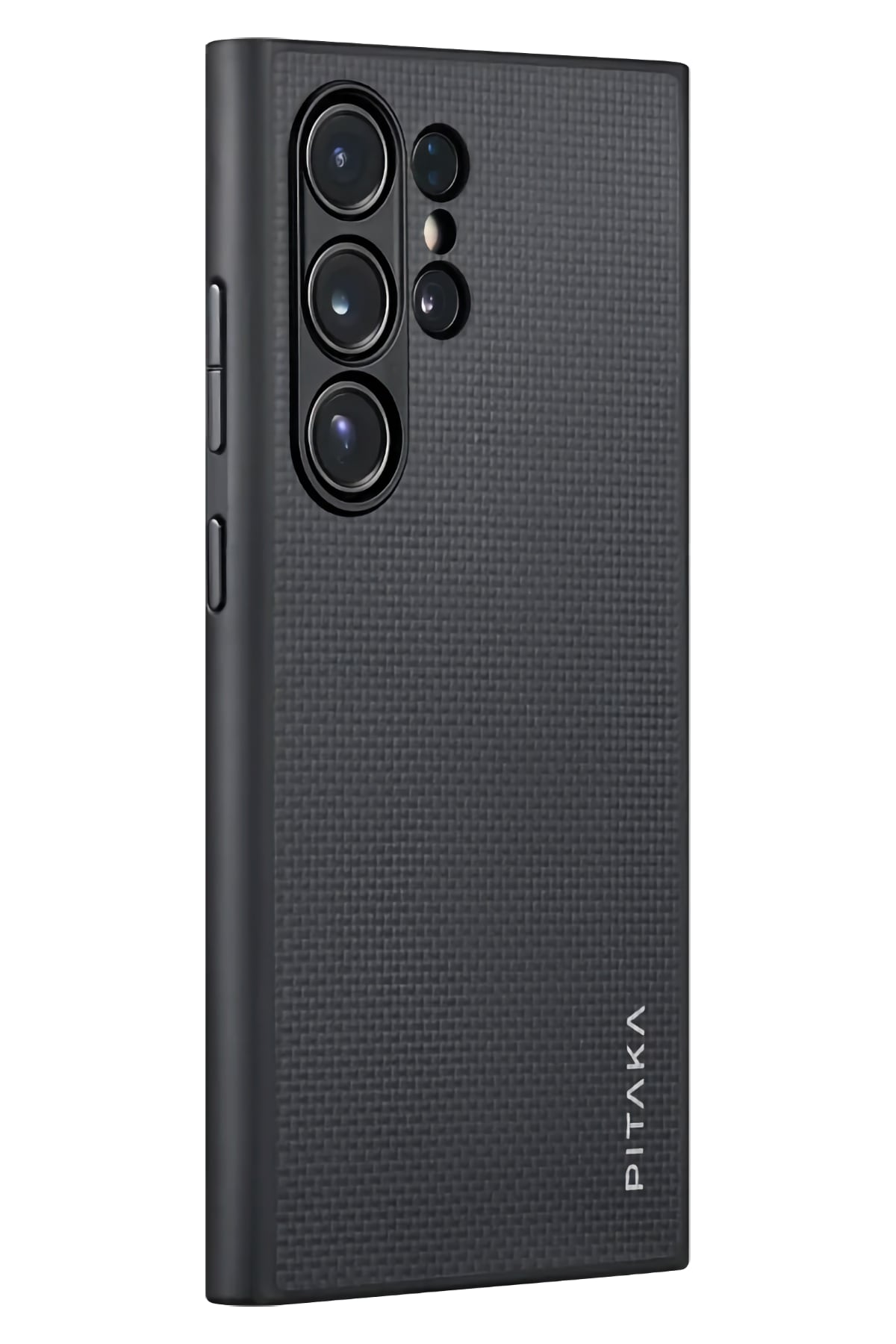 Pitaka PinButton Galaxy S24 Ultra Kılıf Magsafe Uyumlu Aramid Fiber 3 Fonksiyon Butonlu