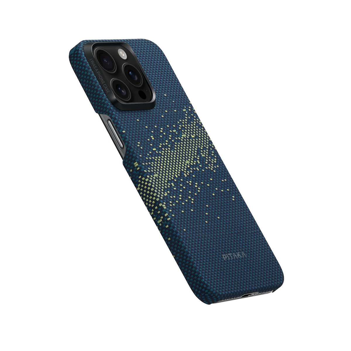 iPhone 15 Pro Max Karbon Kılıf MagSafe Uyumlu Aramid Fiber - Edge Milky Way Galaxy