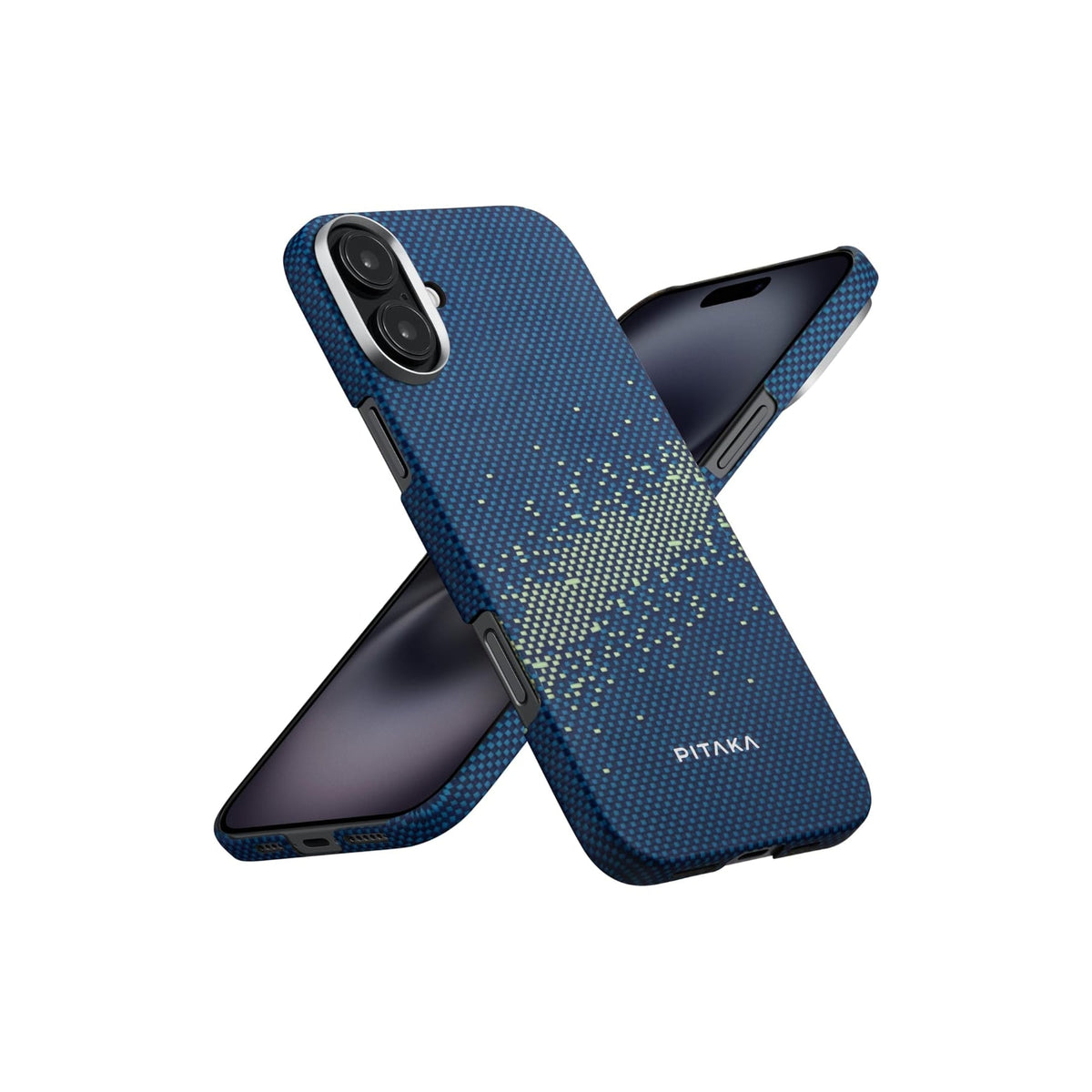Pitaka iPhone 16 Karbon Kılıf MagSafe Uyumlu Aramid Fiber - Edge Milky Way Galaxy