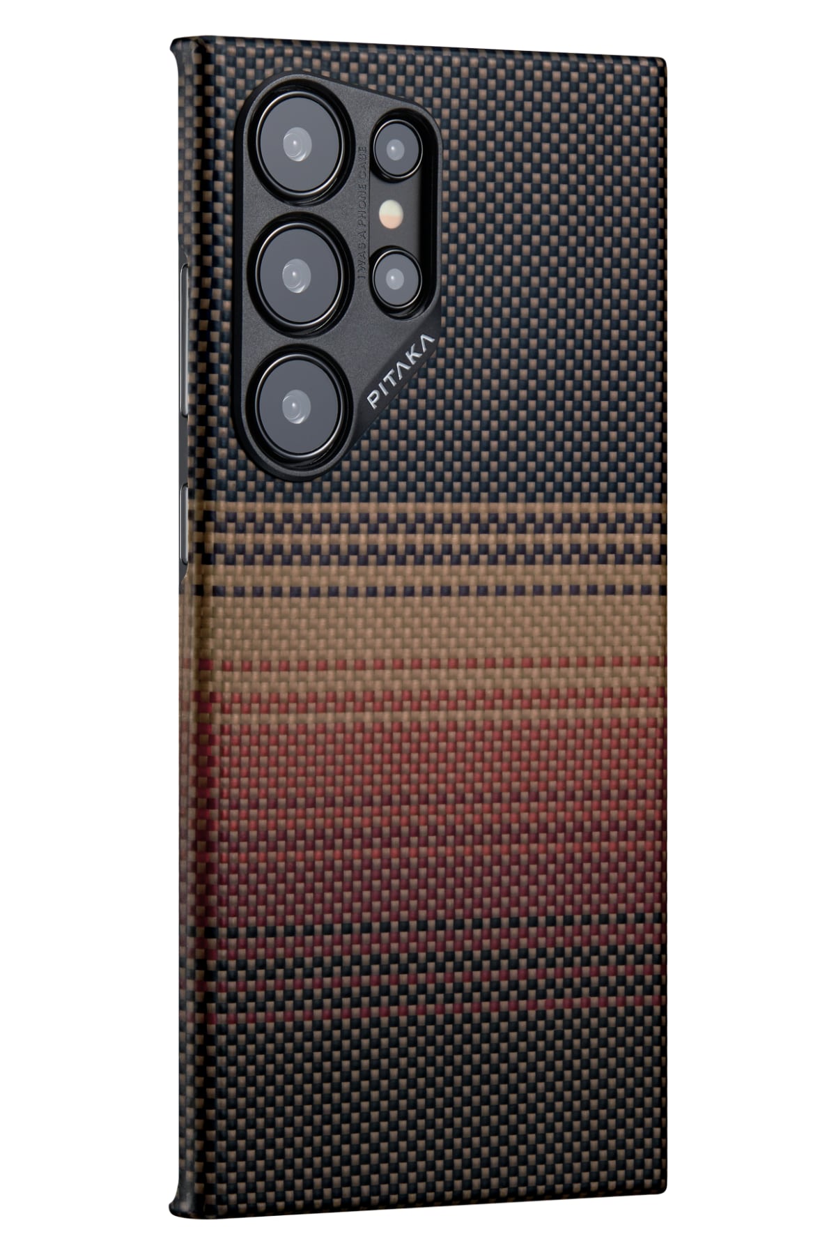 Pitaka Tactile Woven Galaxy S24 Ultra MagSafe Uyumlu Aramid Fiber Kılıf Sunset