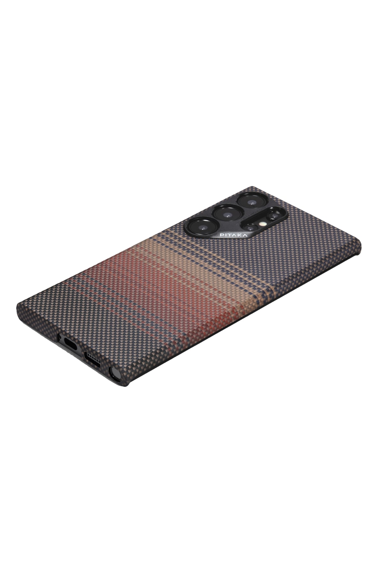 Pitaka Tactile Woven Galaxy S24 Ultra MagSafe Uyumlu Aramid Fiber Kılıf Sunset