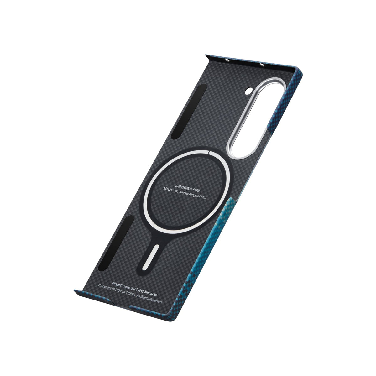 Pitaka Galaxy Z Fold6 Karbon Kılıf MagSafe Uyumlu Aramid Fiber - Edge Moonrise