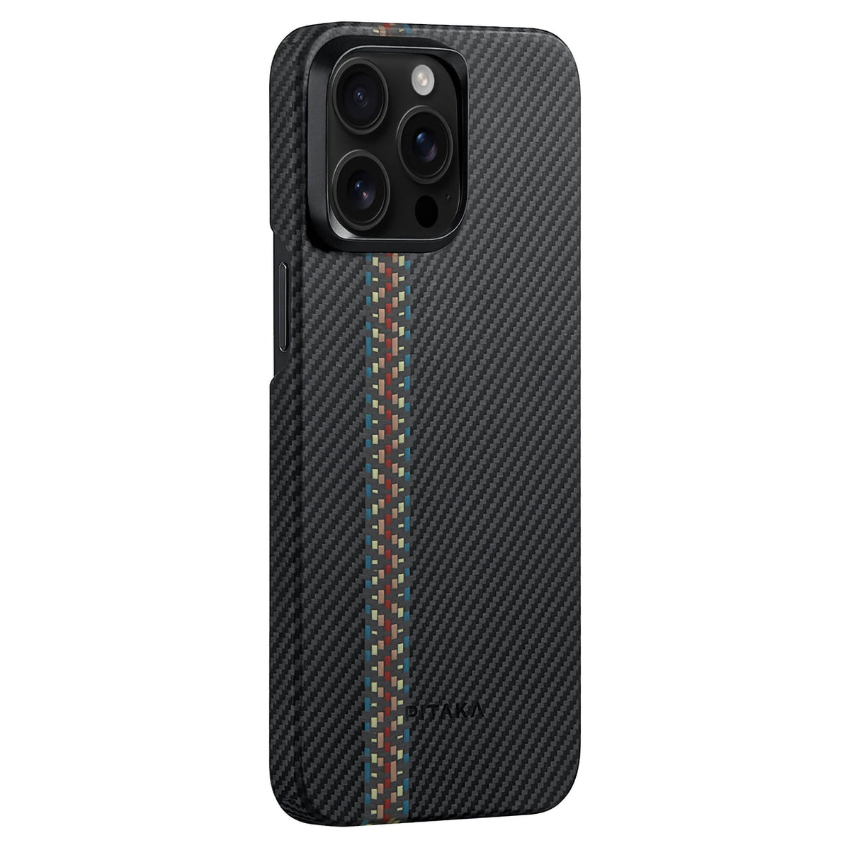 Pitaka iPhone 15 Pro Karbon Kılıf MagSafe Uyumlu Aramid Fiber - Edge Rhapsody