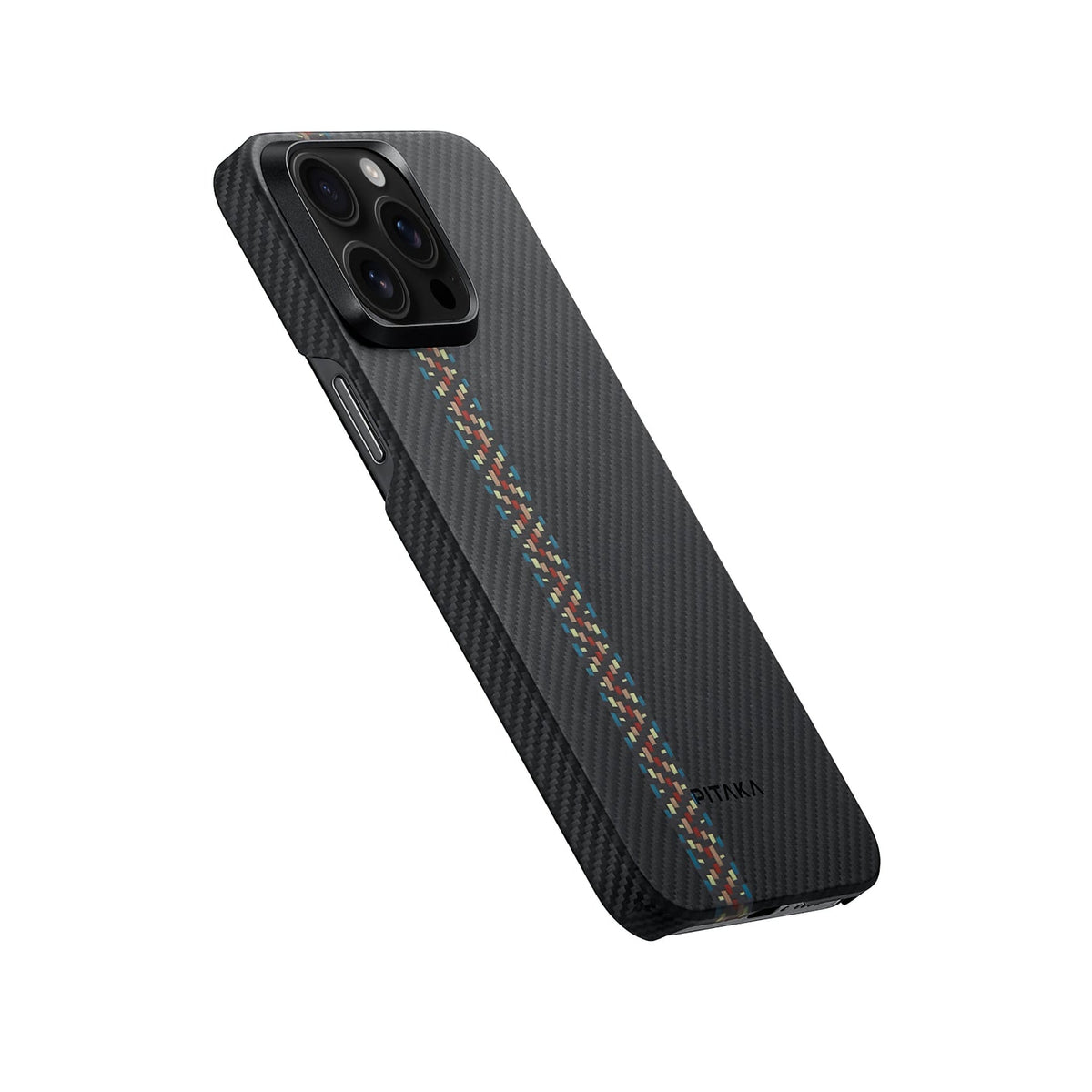 Pitaka iPhone 15 Pro Karbon Kılıf MagSafe Uyumlu Aramid Fiber - Edge Rhapsody
