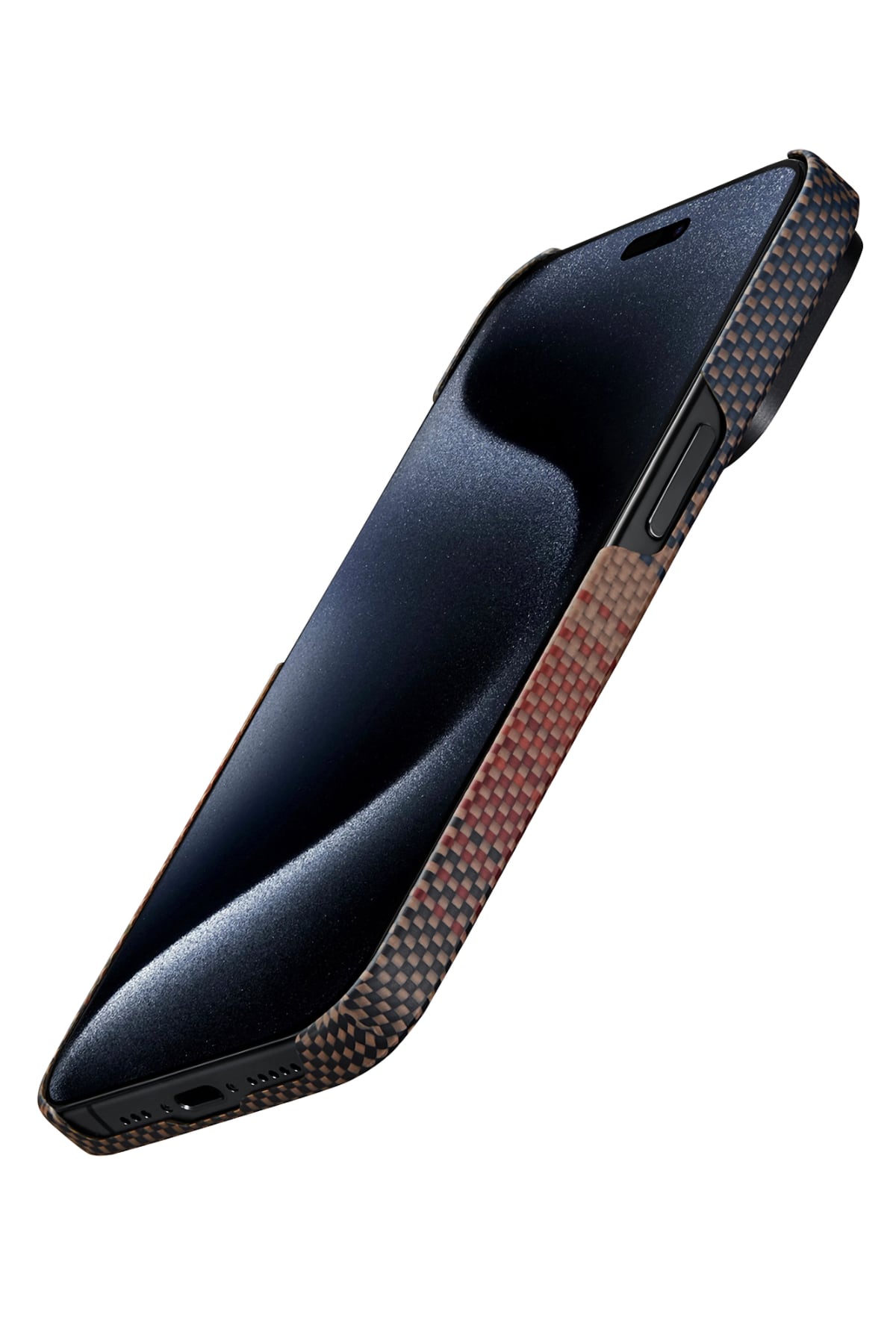 Pitaka Tactile Woven iPhone 15 Pro MagSafe Uyumlu Kılıf Sunset