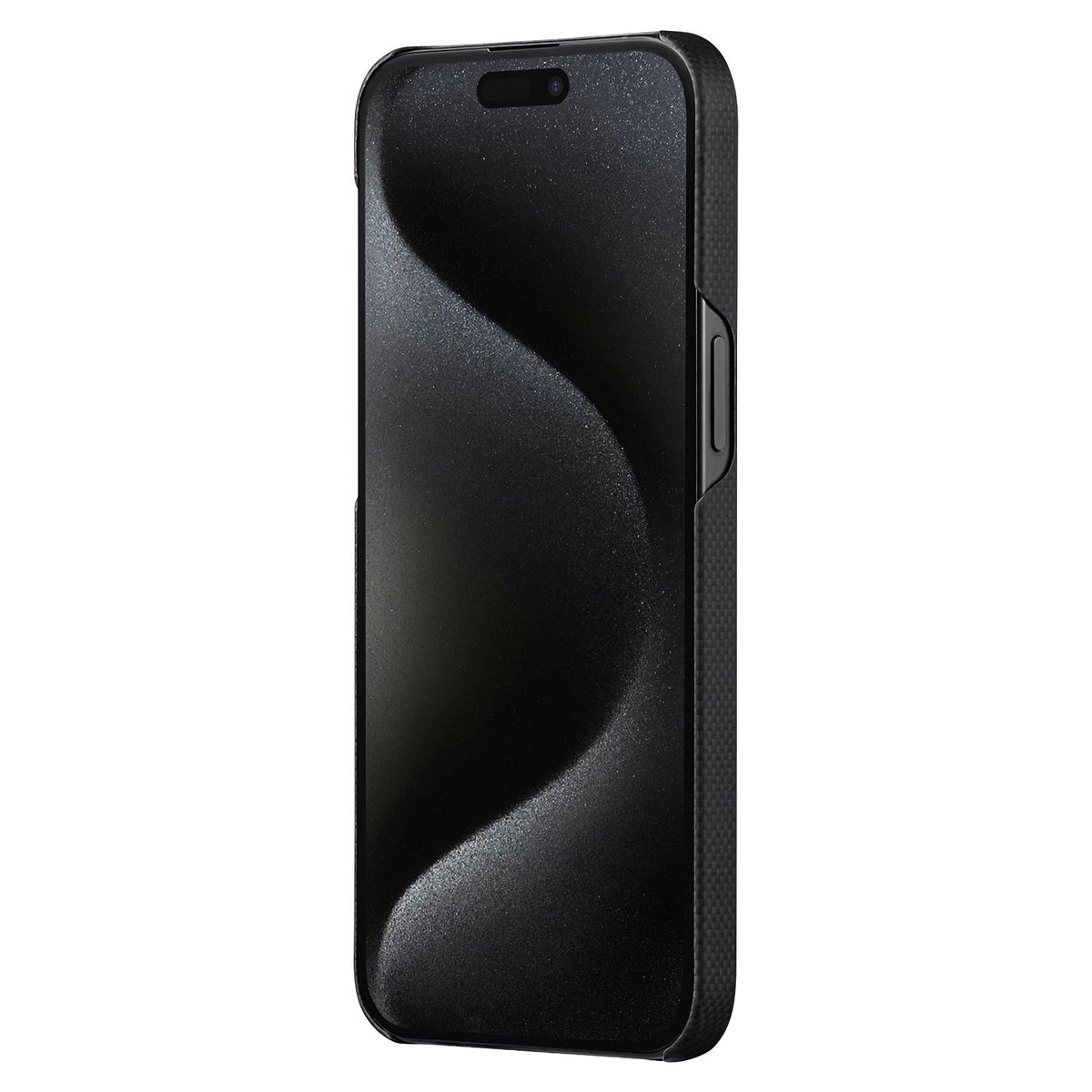 iPhone 15 Pro Max Karbon Kılıf MagSafe Uyumlu Aramid Fiber - Edge Break The Line