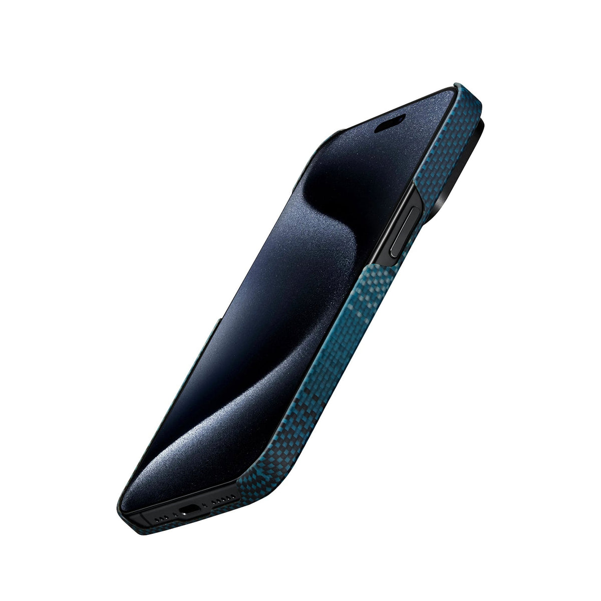 iPhone 15 Pro Max Karbon Kılıf MagSafe Uyumlu Aramid Fiber - Edge Moonrise