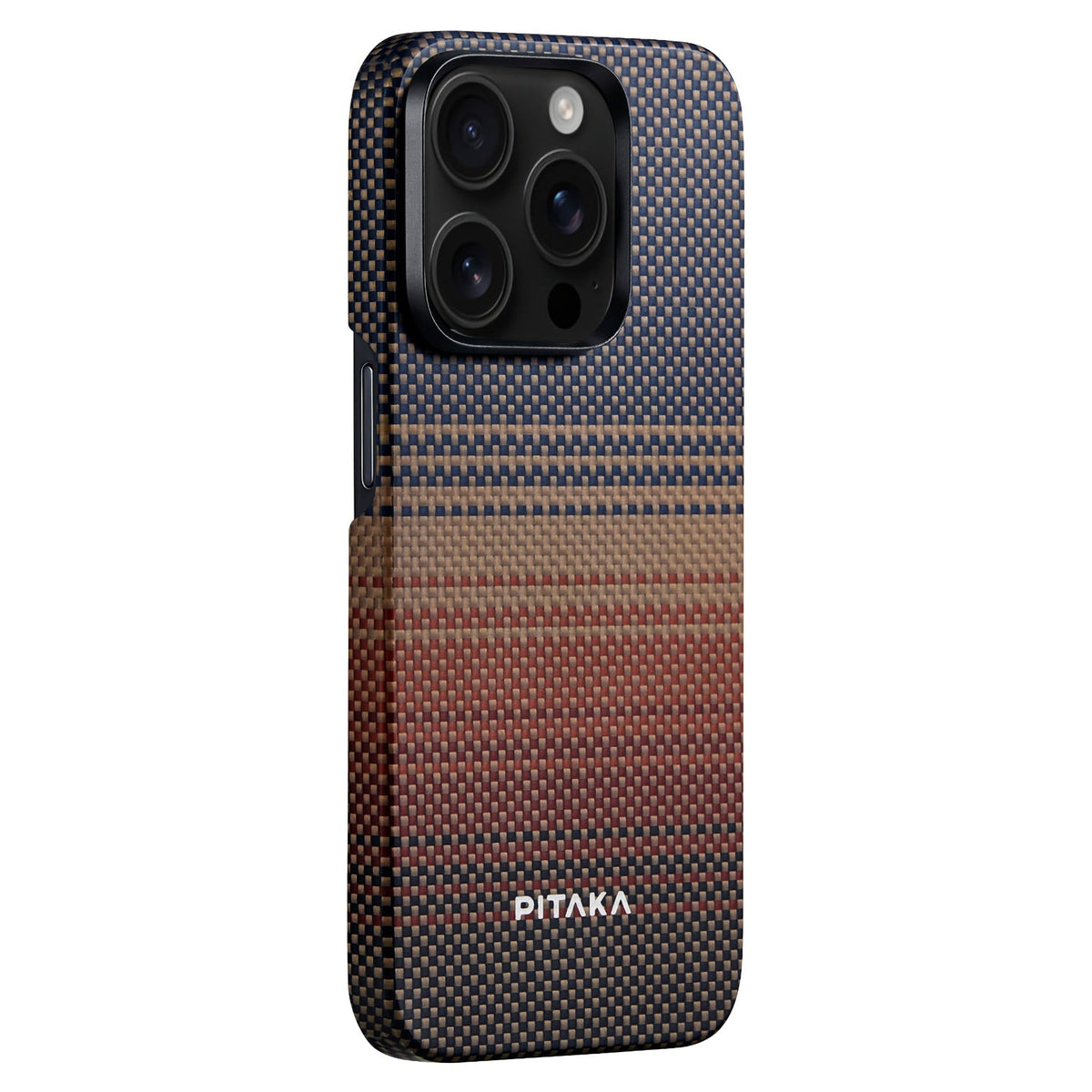iPhone 15 Pro Max Karbon Kılıf MagSafe Uyumlu Aramid Fiber - Edge Sunset