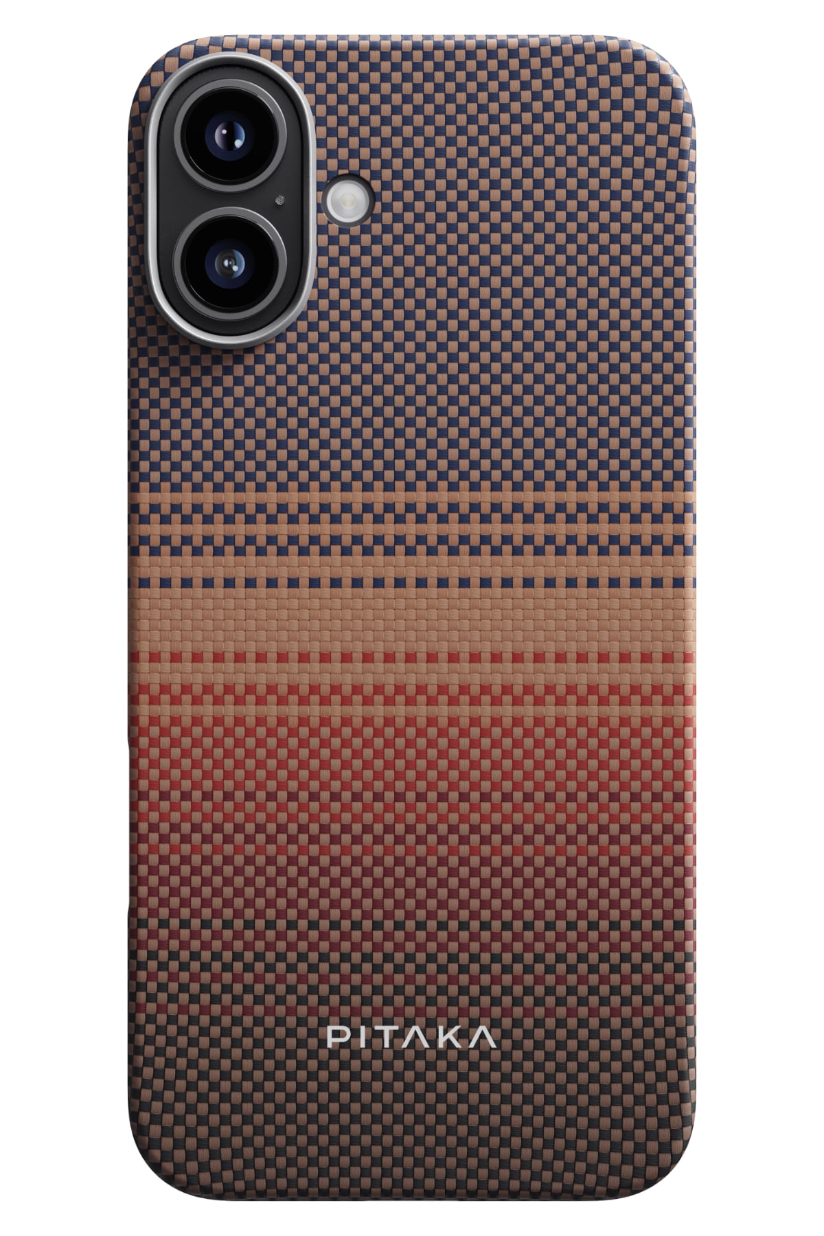 Pitaka Tactile Woven iPhone 16 MagSafe Uyumlu Kılıf Sunset