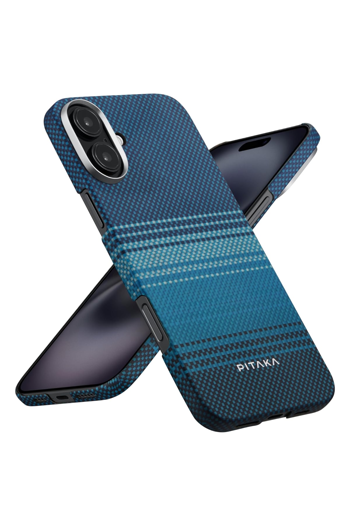 Pitaka Tactile Woven iPhone 16 Plus MagSafe Uyumlu Kılıf Moonrise