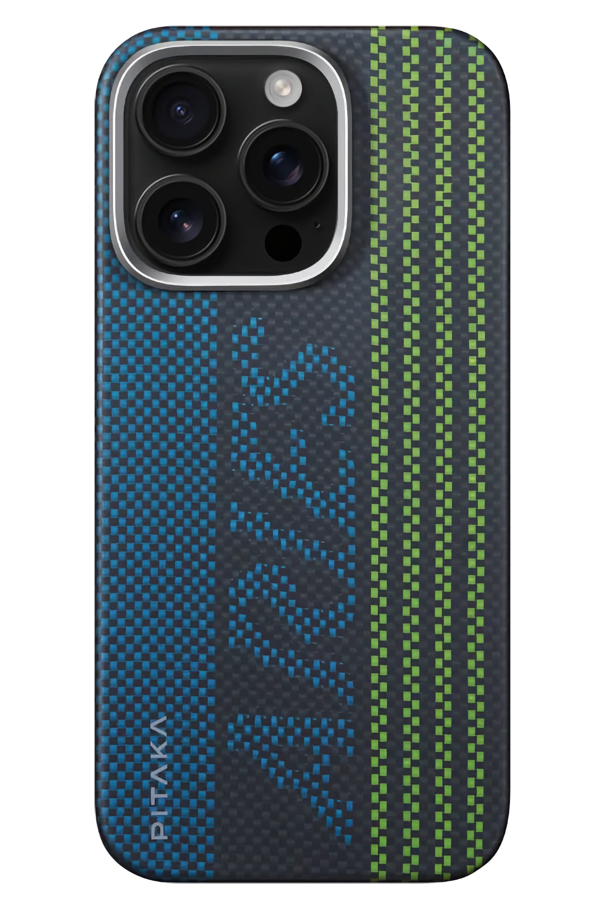 Pitaka Tactile Woven iPhone 16 Pro MagSafe Uyumlu Kılıf Credit Card