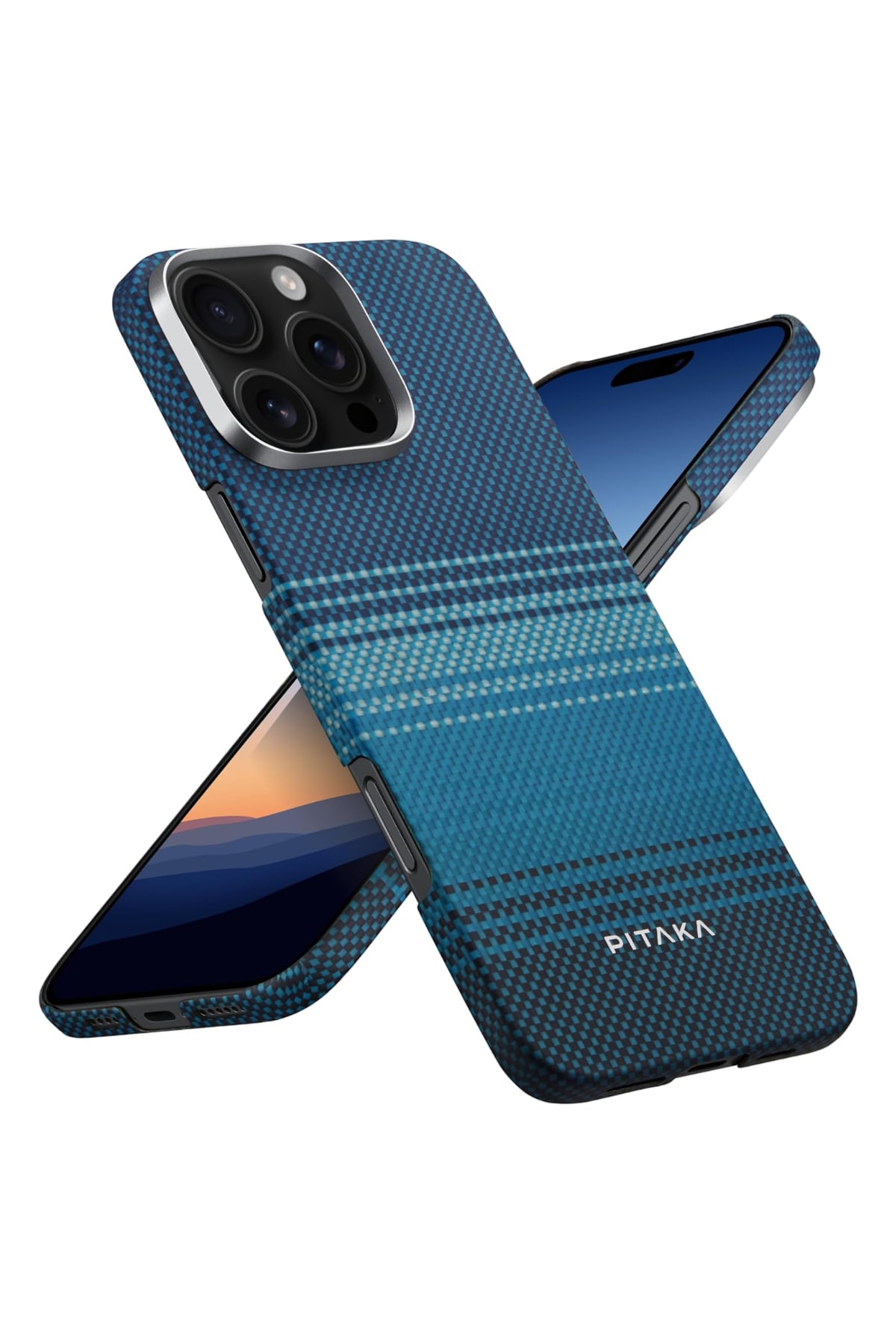 Pitaka Tactile Woven iPhone 16 Pro MagSafe Uyumlu Kılıf Moonrise