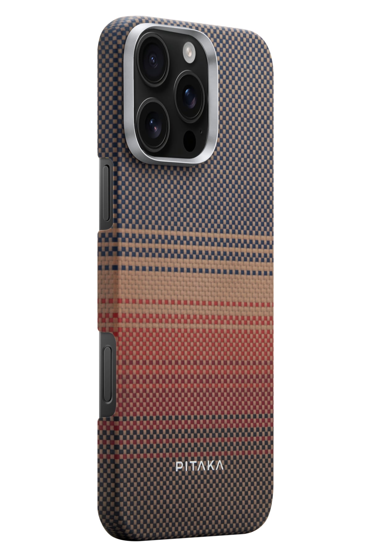 Pitaka Tactile Woven iPhone 16 Pro MagSafe Uyumlu Kılıf Sunset