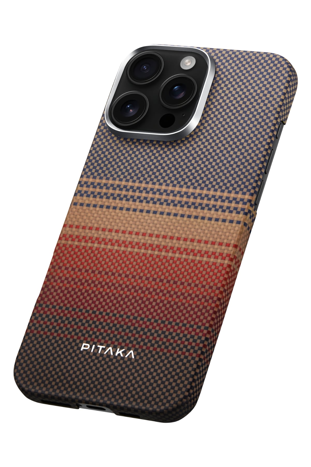 Pitaka Tactile Woven iPhone 16 Pro MagSafe Uyumlu Kılıf Sunset