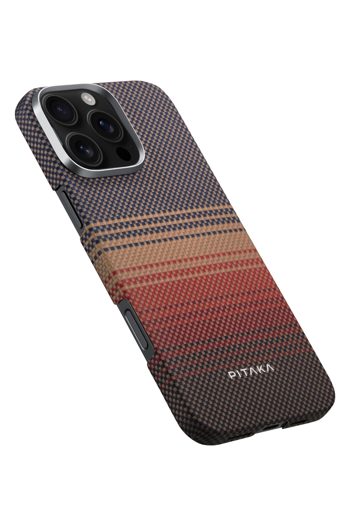 Pitaka Tactile Woven iPhone 16 Pro MagSafe Uyumlu Kılıf Sunset