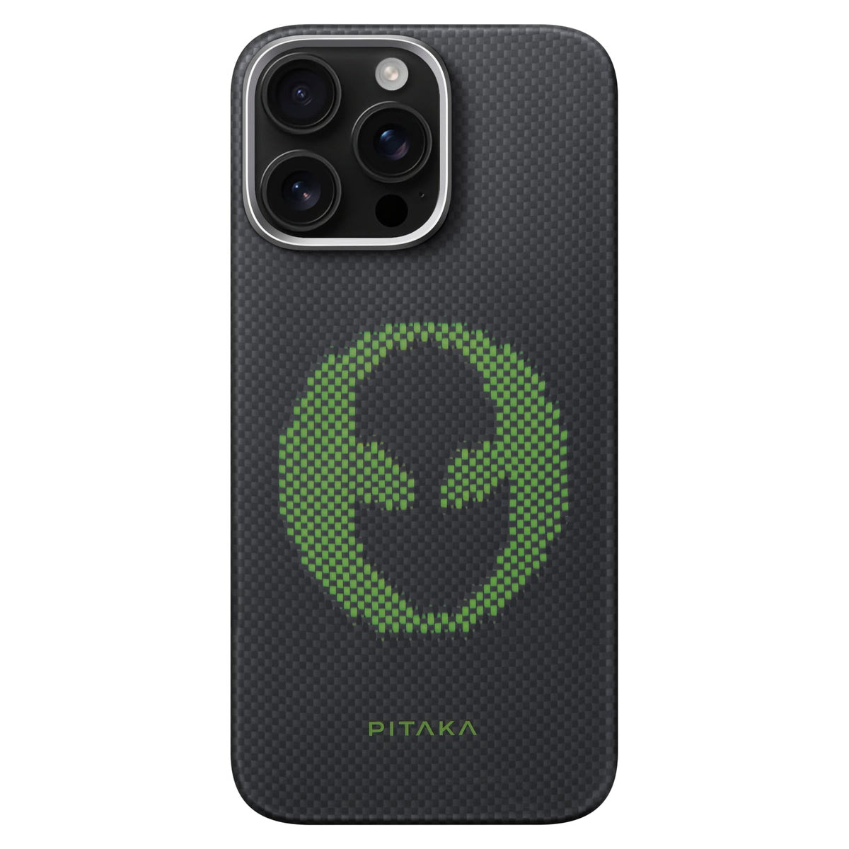 Pitaka iPhone 16 Pro Max Karbon Kılıf MagSafe Uyumlu Aramid Fiber - Edge Alien