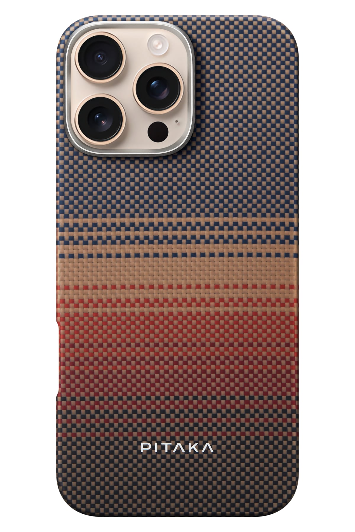 Pitaka Tactile Woven iPhone 16 Pro Max MagSafe Uyumlu Kılıf Sunset