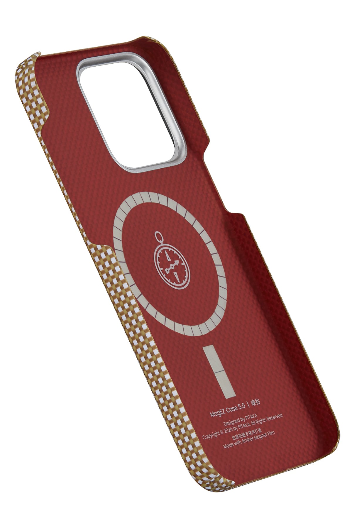 Pitaka Ultra Slim AWA iPhone 15 Pro MagSafe Uyumlu 600D Aramid Fiber Kılıf Canyon