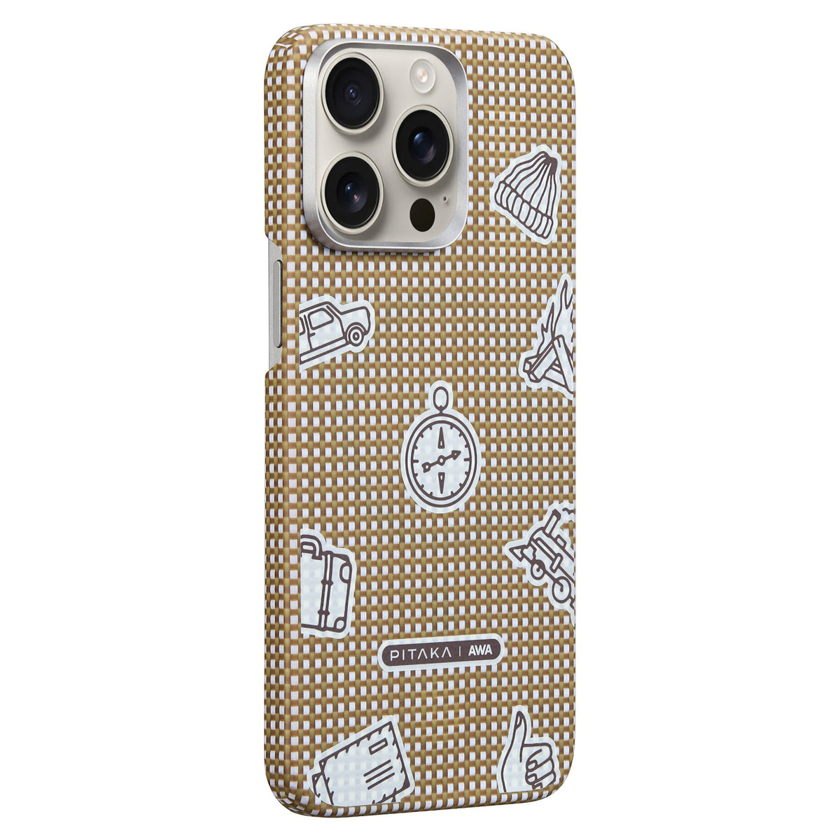 iPhone 15 Pro Max Karbon Kılıf MagSafe Uyumlu Aramid Fiber - Edge Canyon
