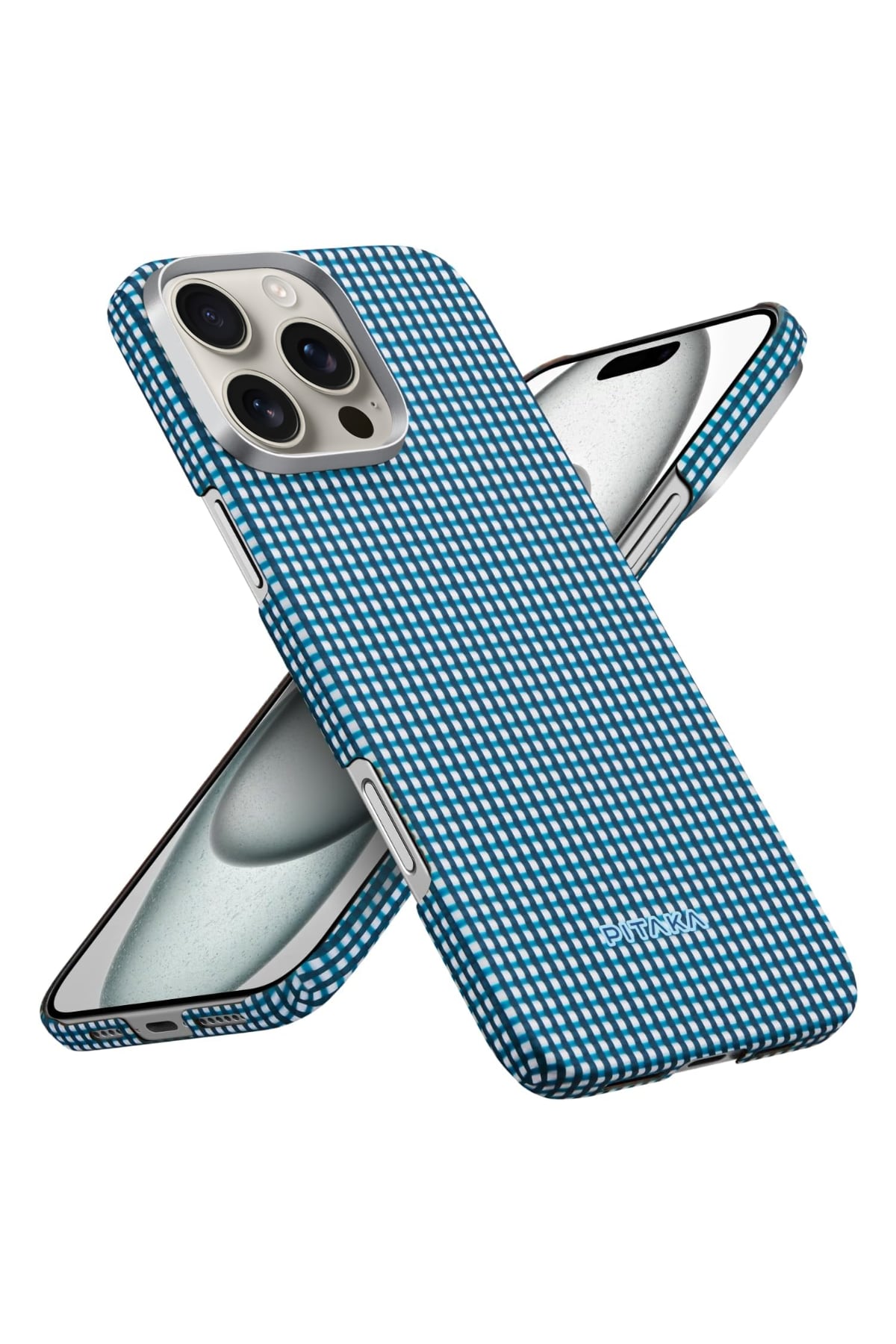 Pitaka Ultra Slim iPhone 16 Pro MagSafe Uyumlu Aramid Fiber Kılıf Ocean Blue