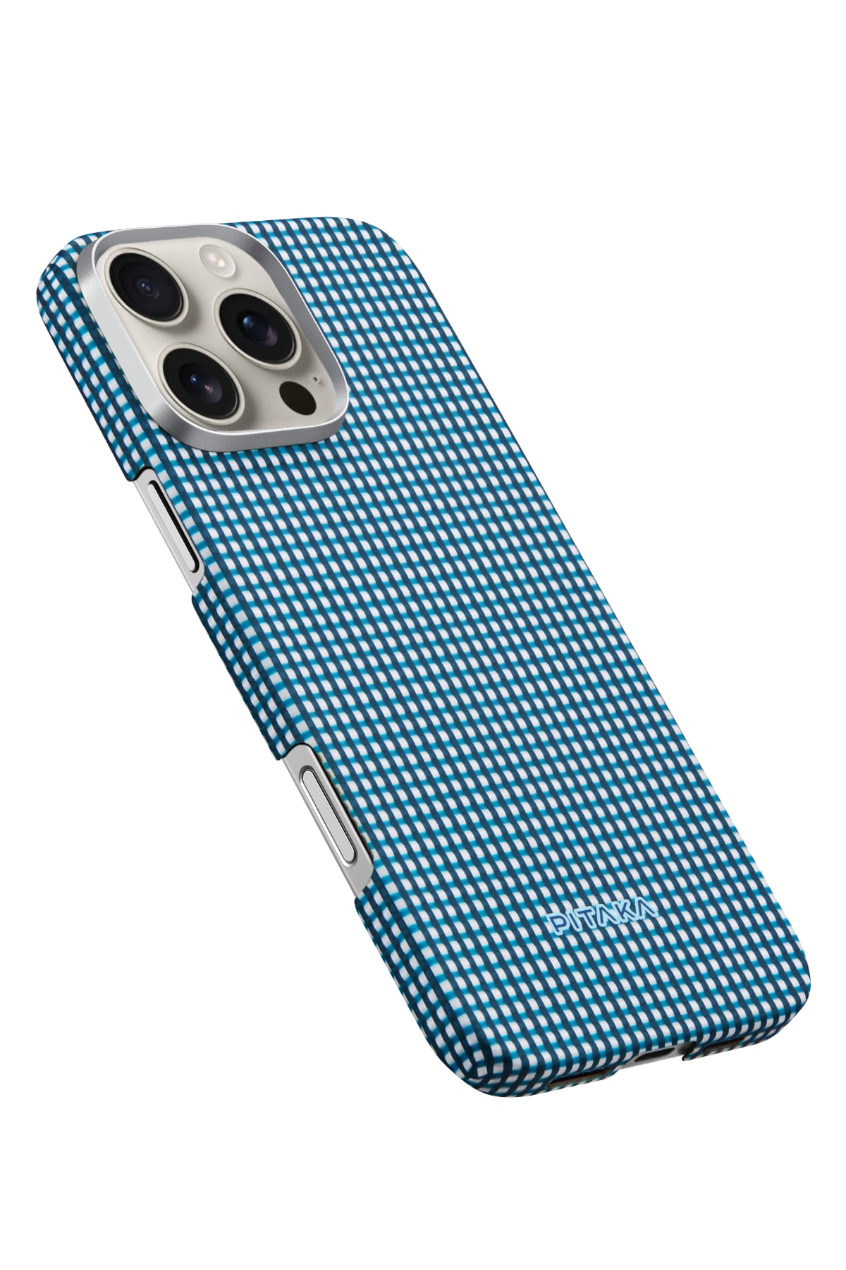 Pitaka Ultra Slim iPhone 16 Pro MagSafe Uyumlu Aramid Fiber Kılıf Ocean Blue